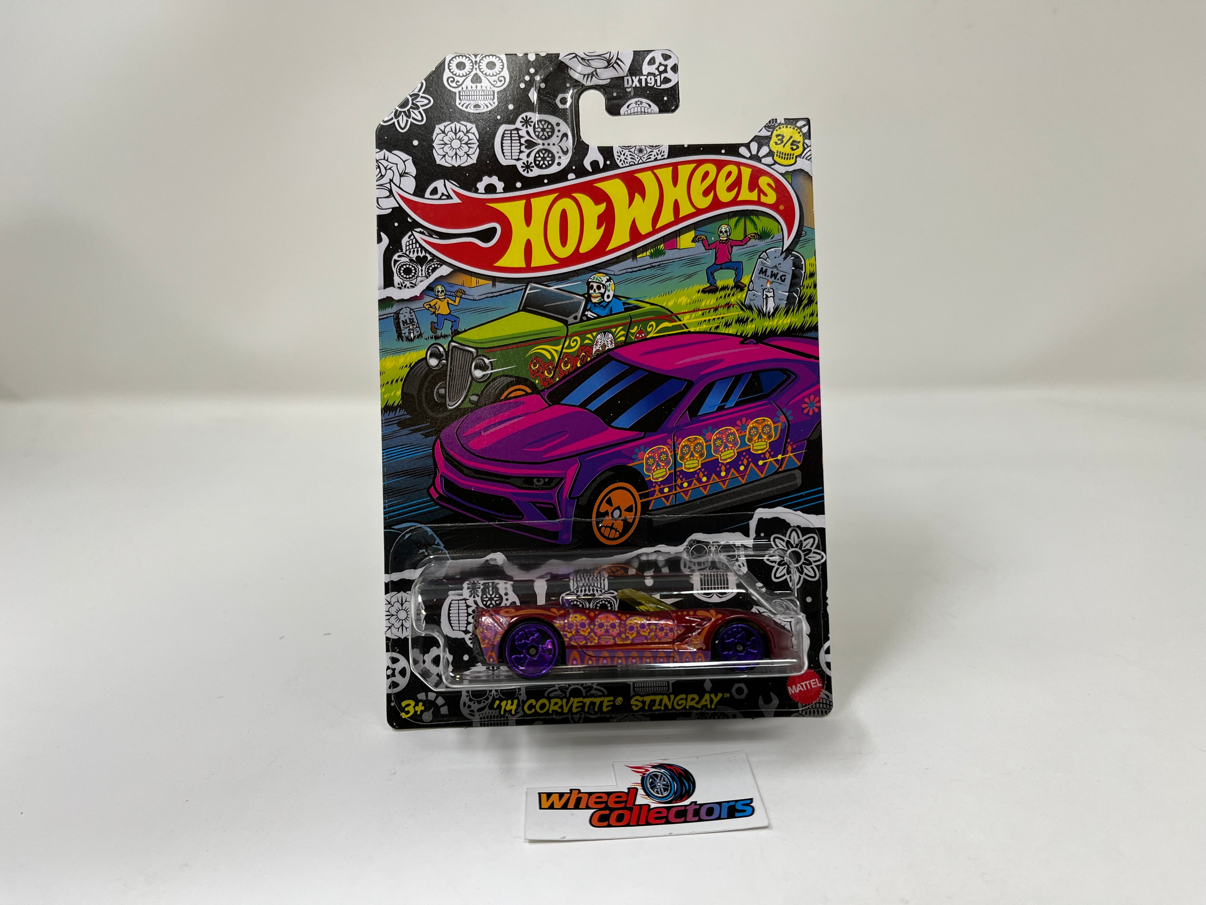 '14 Corvette Stingray * Hot Wheels Dia De Los Muertos Halloween、mySite、hgirdovlk