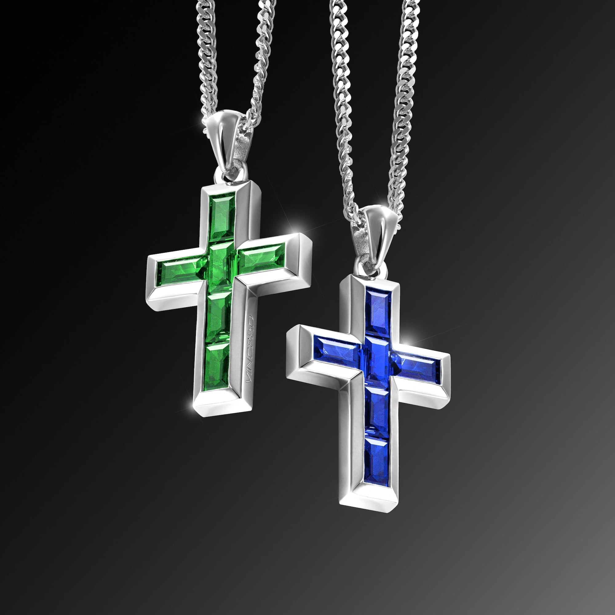 Stone Cross Pendant - Emerald、mySite、botmansion