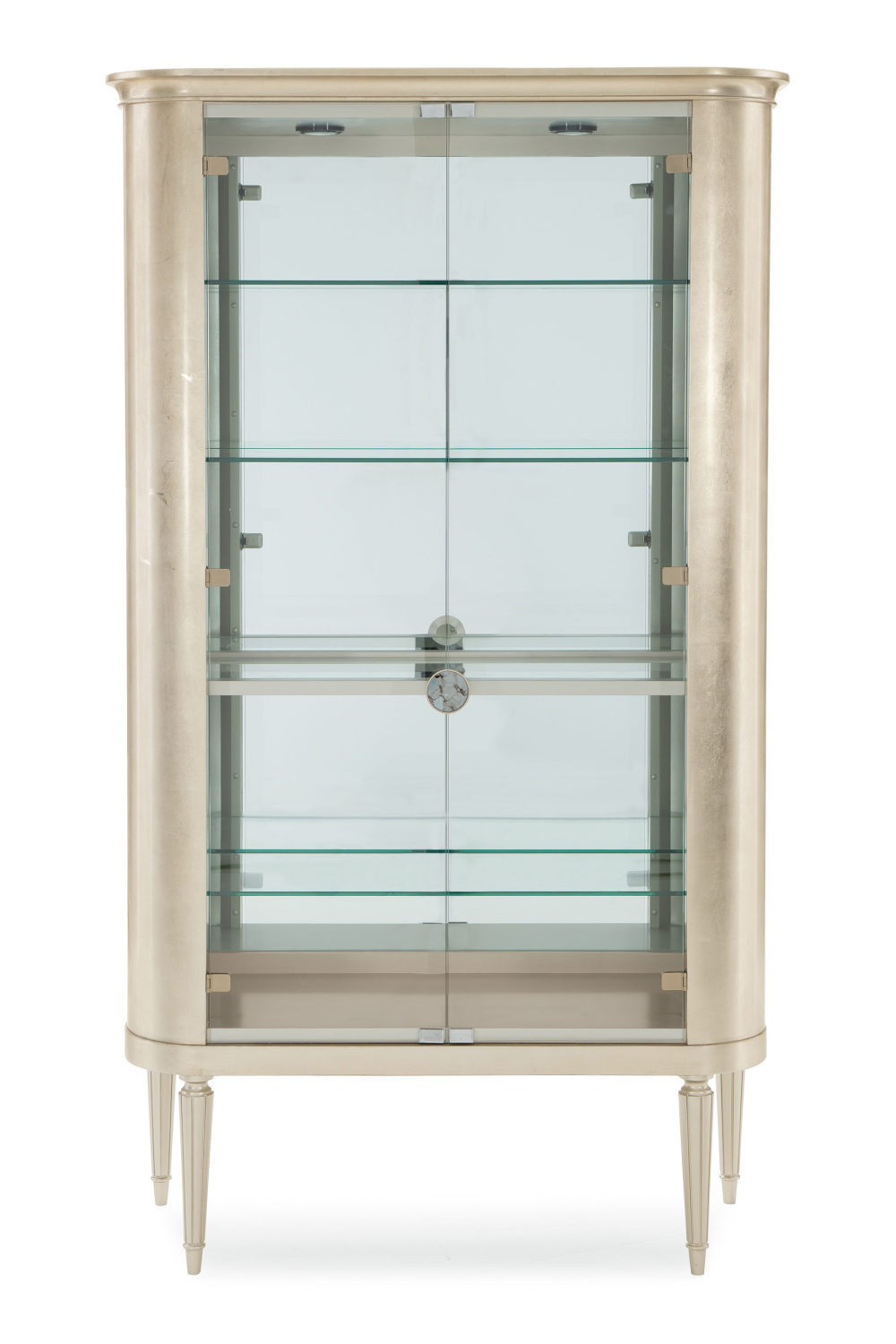 Silver Leaf Display Cabinet | Caracole Time To Reflect、mySite、neckold