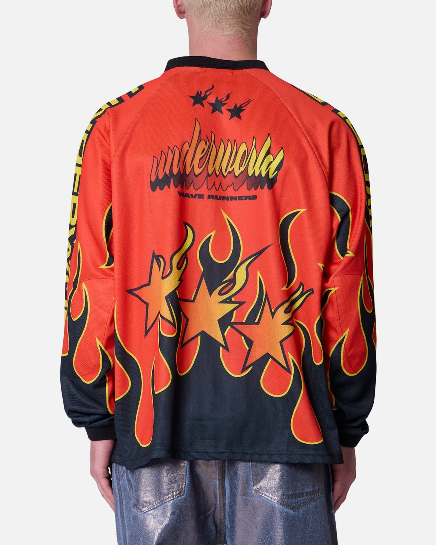 MNML Underworld Moto Long Sleeve T-Shirt Multi、mySite、zt4zffjzw