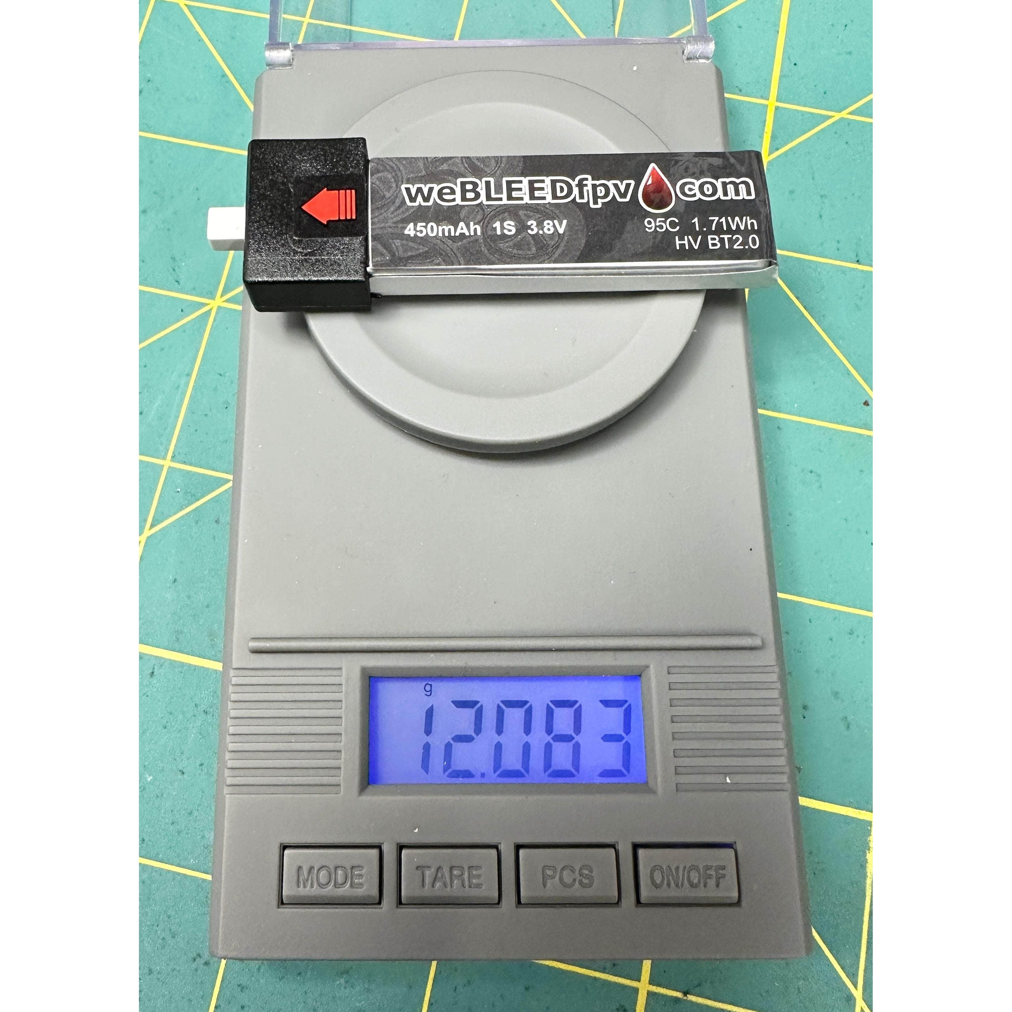 weBLEEDfpv 450mAh 1S BT2.0 LiPo Batteries、mySite、merchandisen