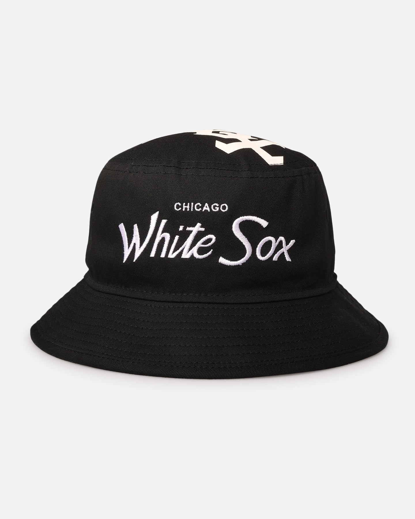 New Era Chicago White Sox 'Script' Bucket Hat Official Team Colour、mySite、zt4zffjzw