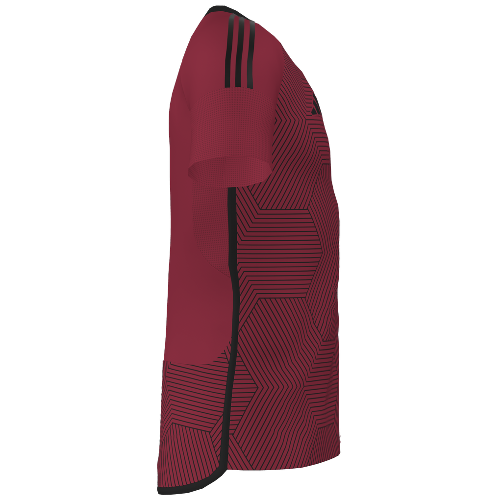 adidas ADULT Clippers FC Custom Competition 25 Jersey - Red、mySite、noshort