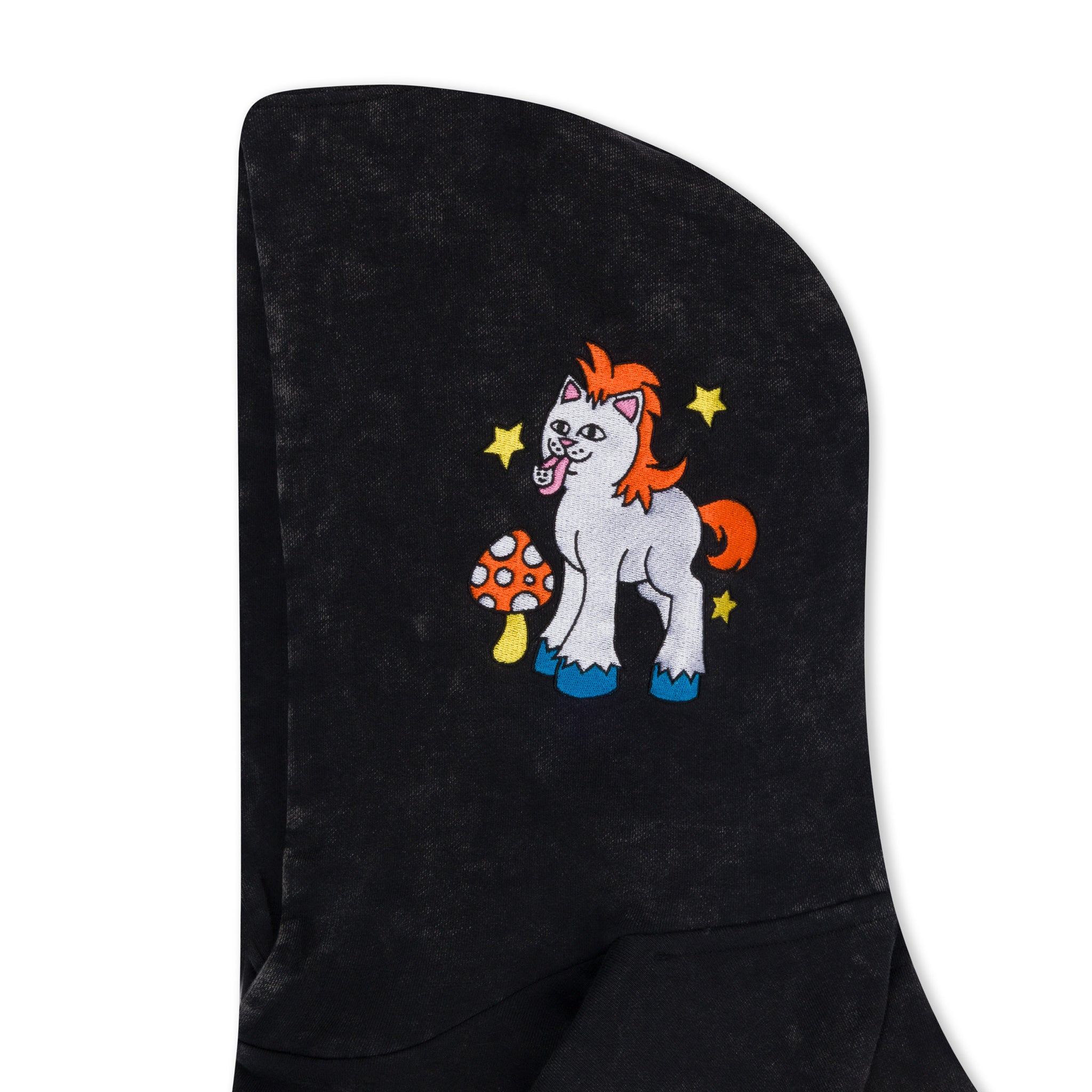  Taste The Rainbow Hoodie (Black Mineral Wash)、mySite、merchandisen