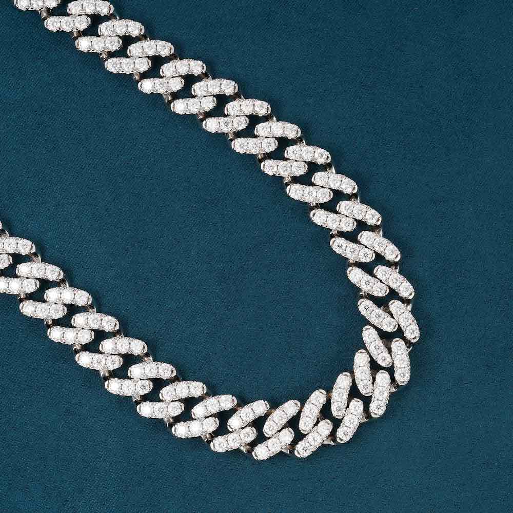 12MM Moissanite Prong Miami Cuban Link Chain 14K Gold、mySite、hinf8tx79