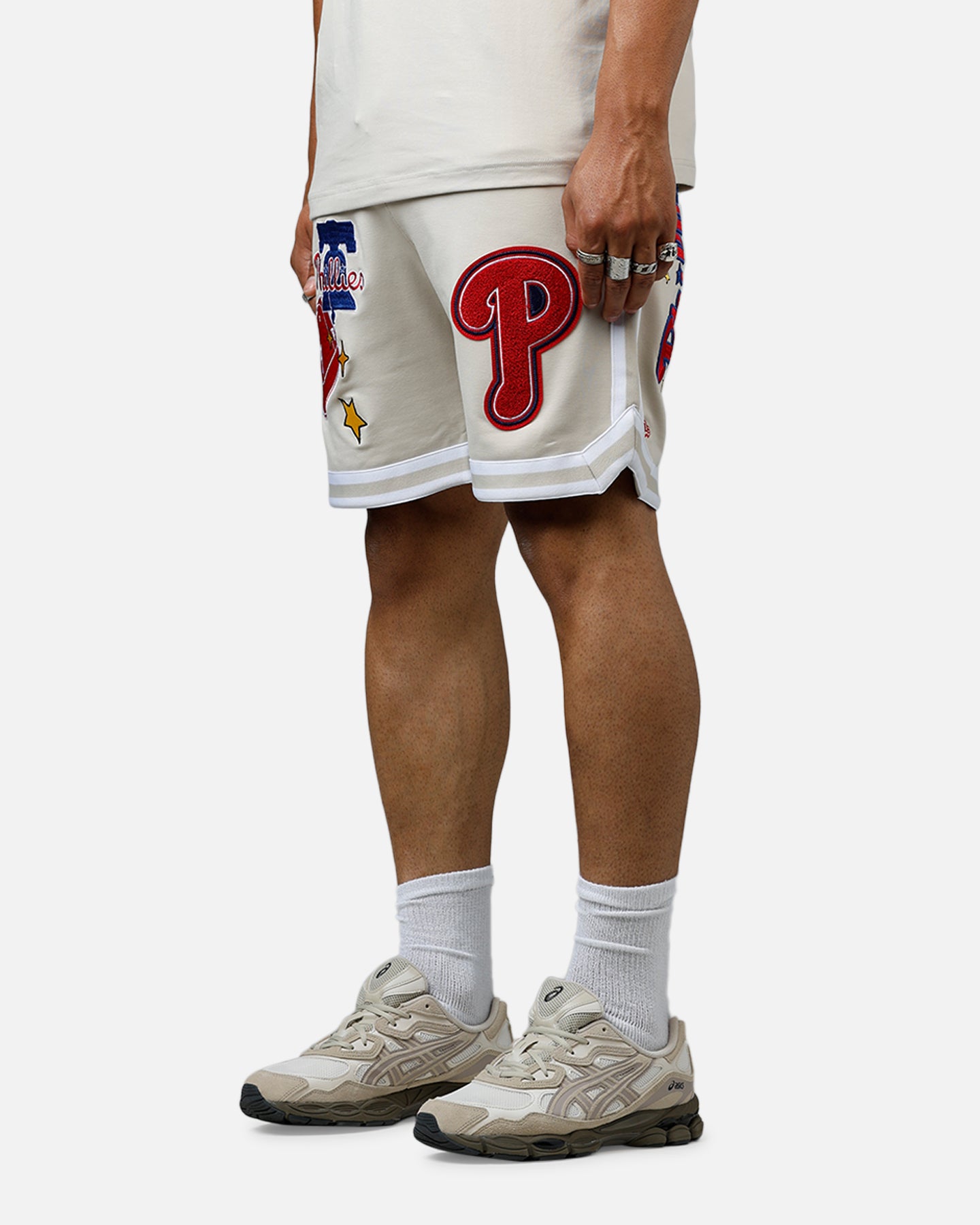 New Era Philadelphia Phillies 'Logo Select' Summer Shorts Stone、mySite、zt4zffjzw
