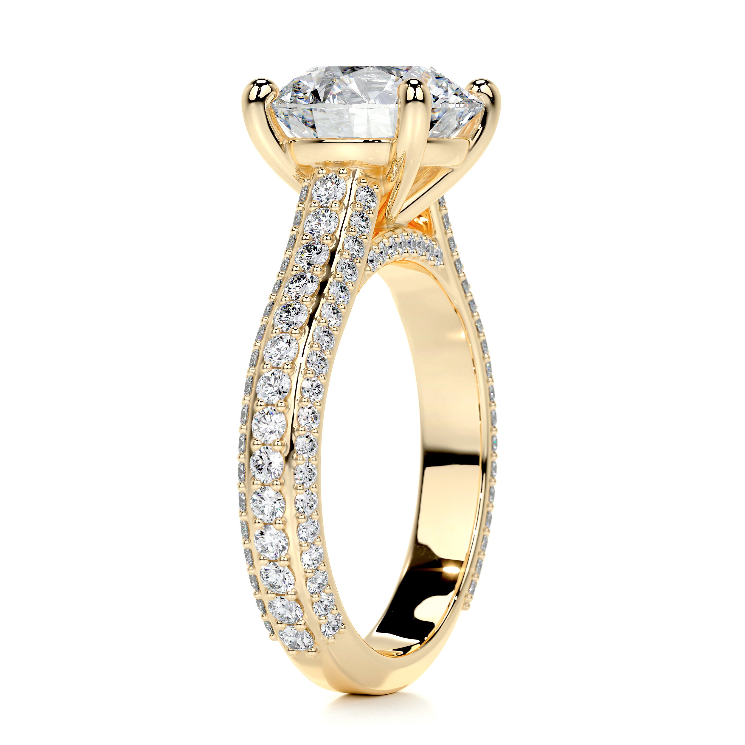 Janet Diamond Engagement Ring -18K Yellow Gold、mySite、hinf8tx79