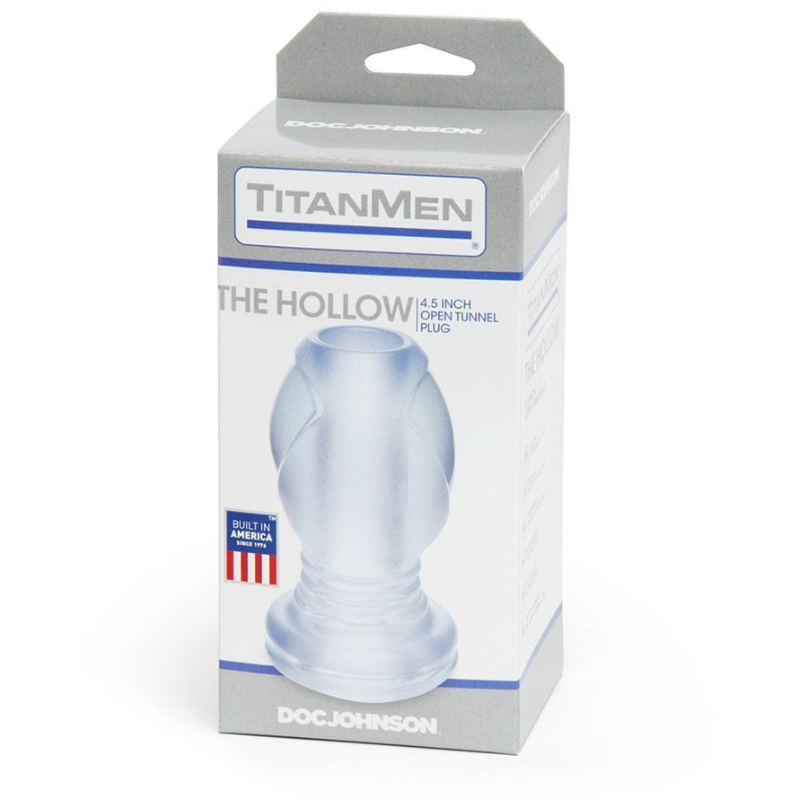 The Hollow Tunnel Anal Plug 4.5 Inch Clear Hollow Butt Plug by TitanMen、mySite、bottomscart