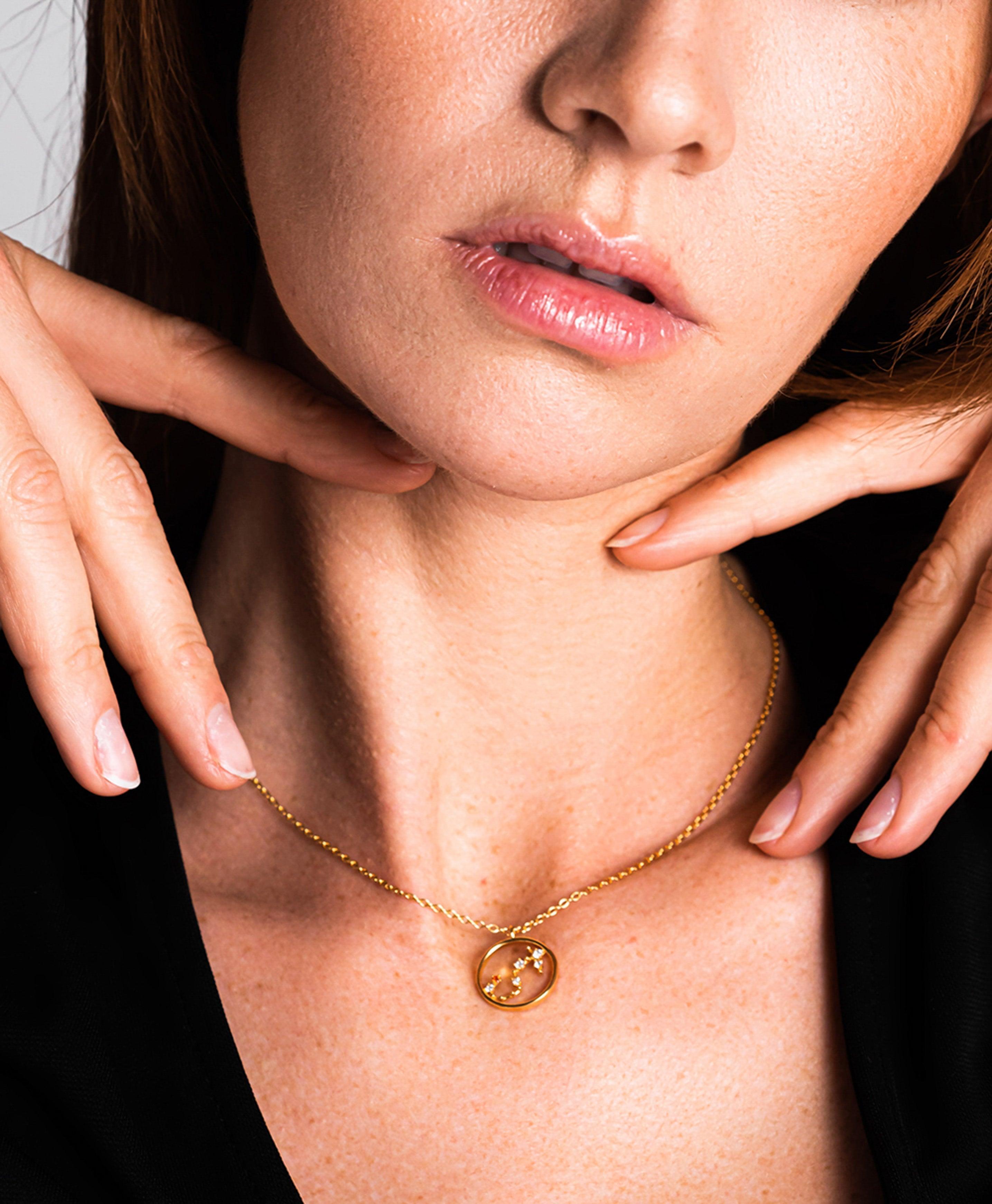 Zodiac Necklace Scorpio 18ct Gold Plated、mySite、botmansion