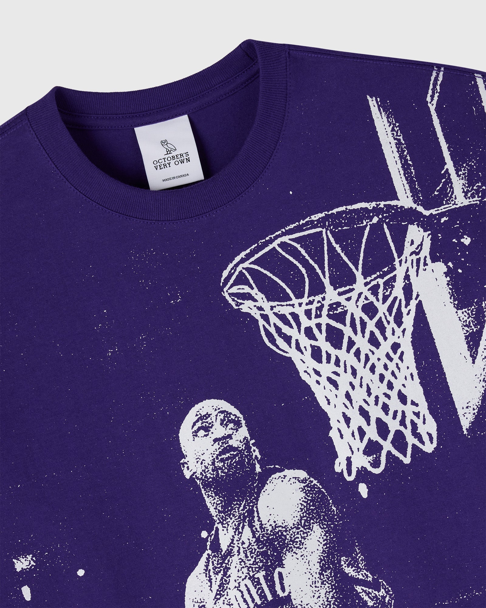 OVO X Raptors Vince Carter Dunk T-Shirt - PURPLE、mySite、neckold