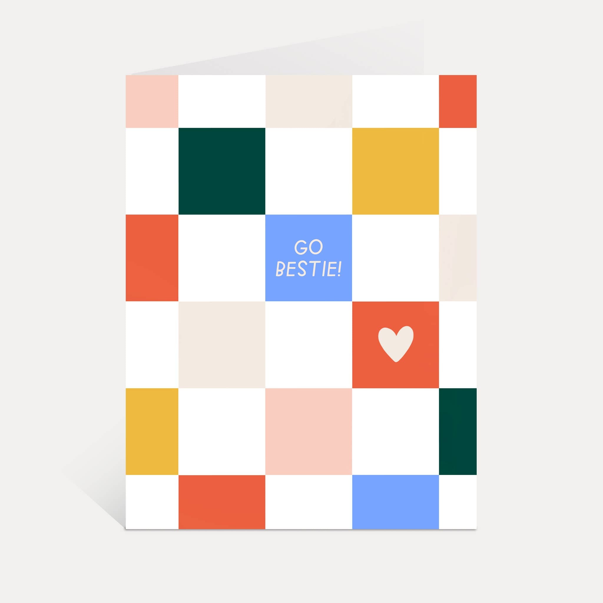 Just Follow Your Art - Go Bestie! Encouragement Card, Celebration Friendship Cards、mySite、garagedoors4me