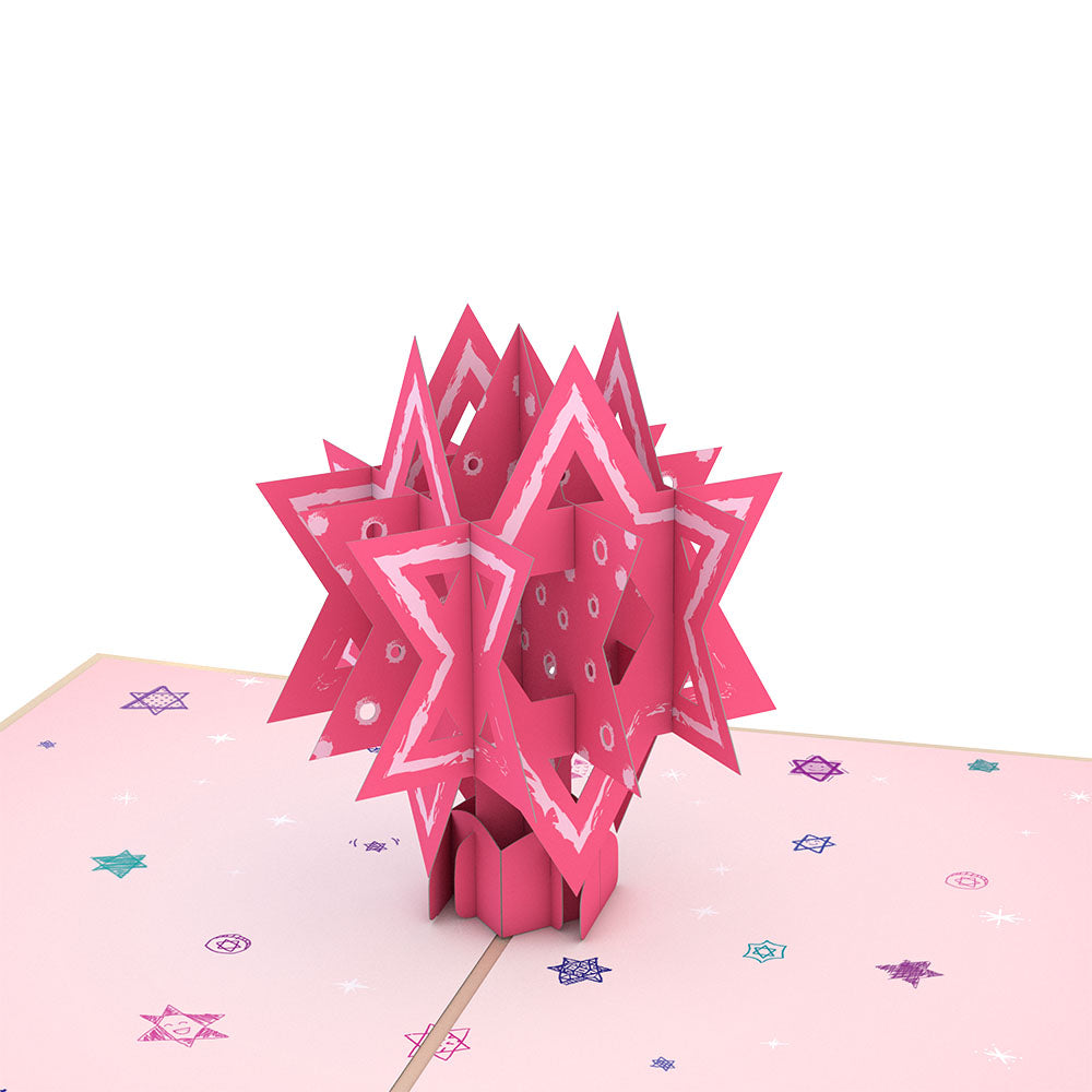 Bat Mitzvah Pop-Up Card、mySite、solidvoid