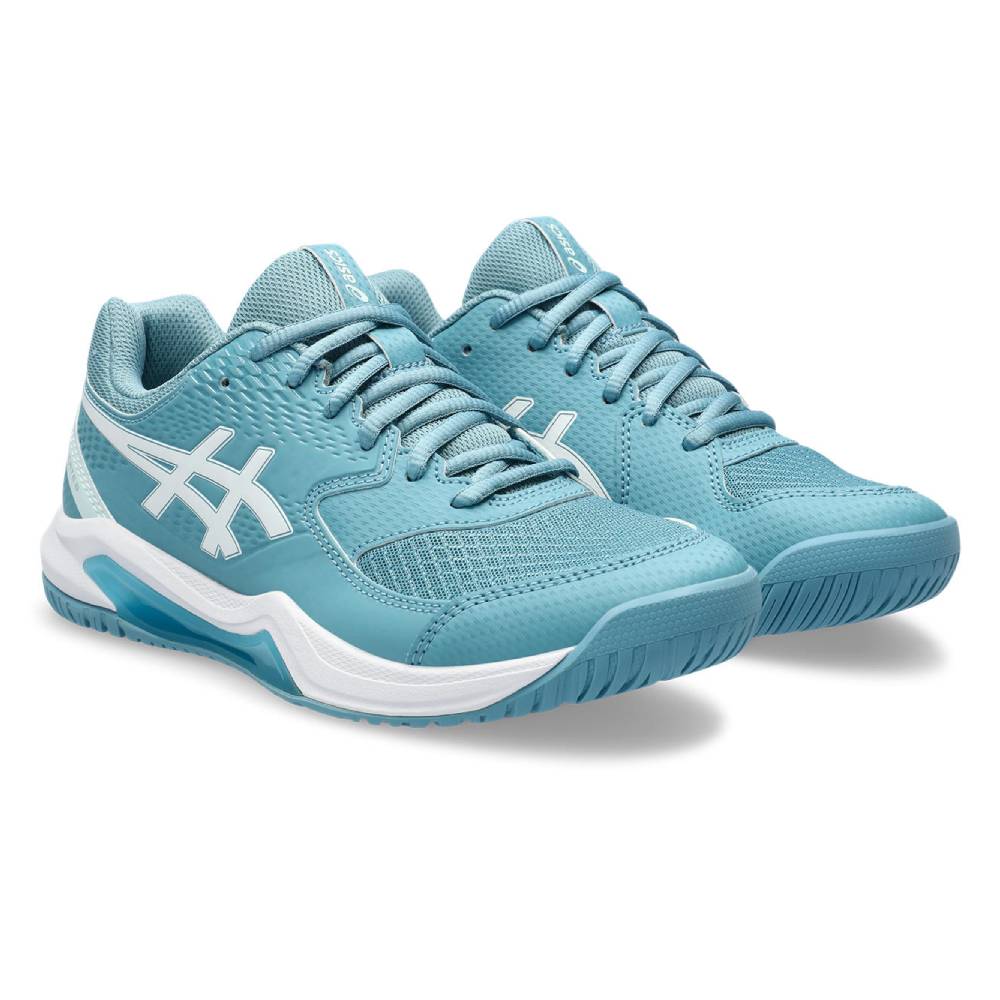 Asics Gel Dedicate 8 Wide Women's Tennis Shoe (Blue/White)、mySite、neckold