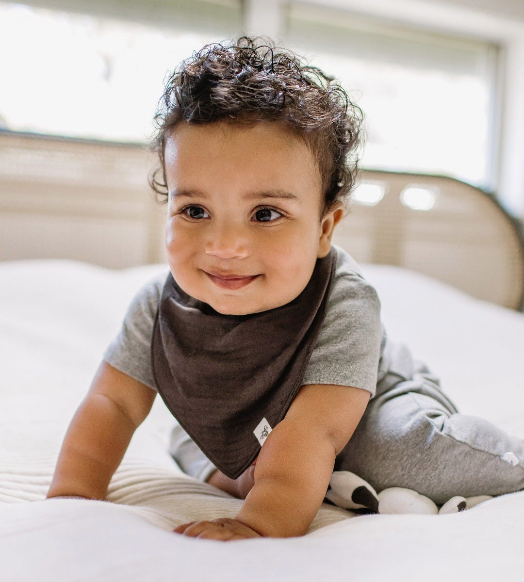 Organic Cotton Baby Bandana Bibs - Ash、mySite、g9winljtr