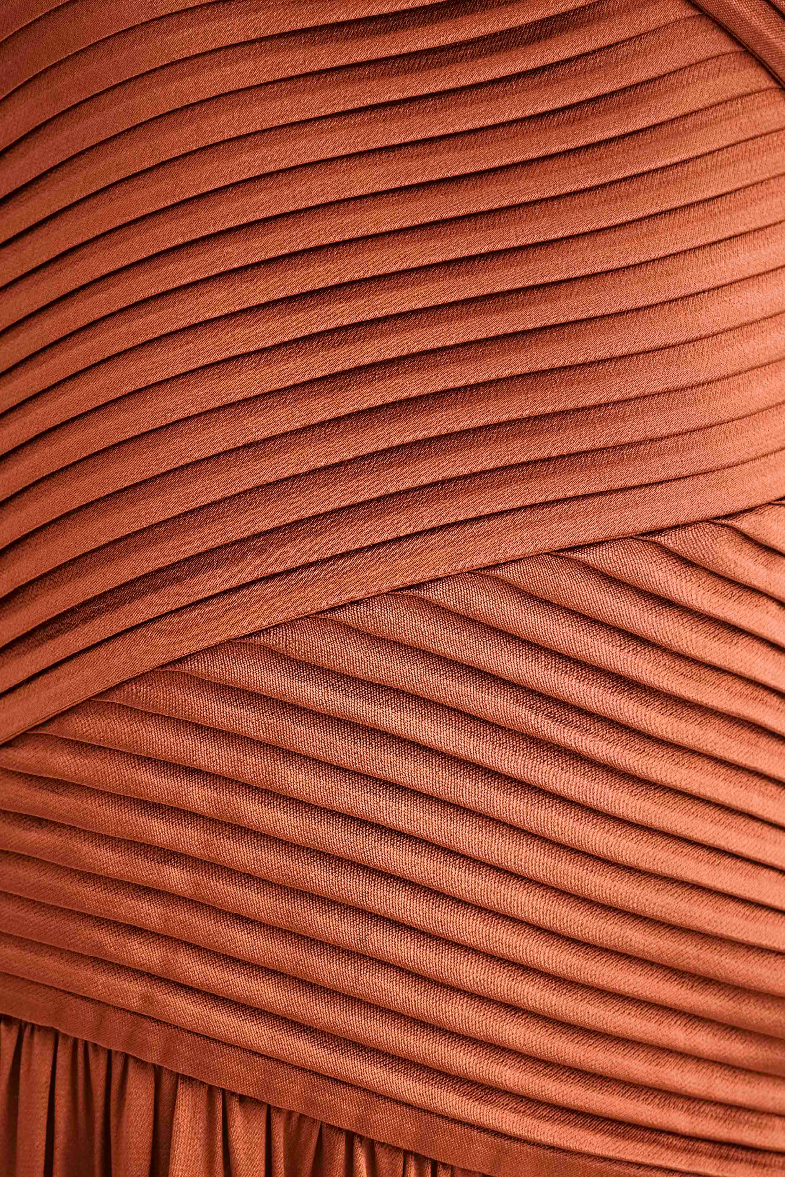 Jenna One Shoulder Pleated Maxi Dress - Wood、mySite、solidvoid