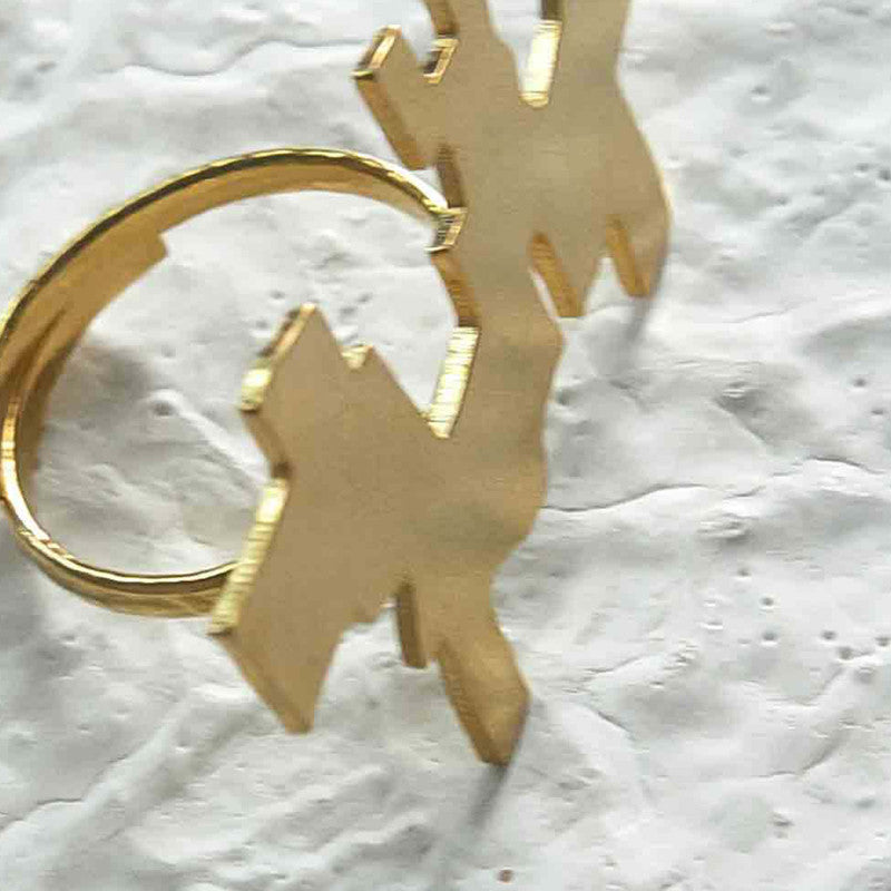 Brass Ikuri Ring | Women、mySite、camillekostekn