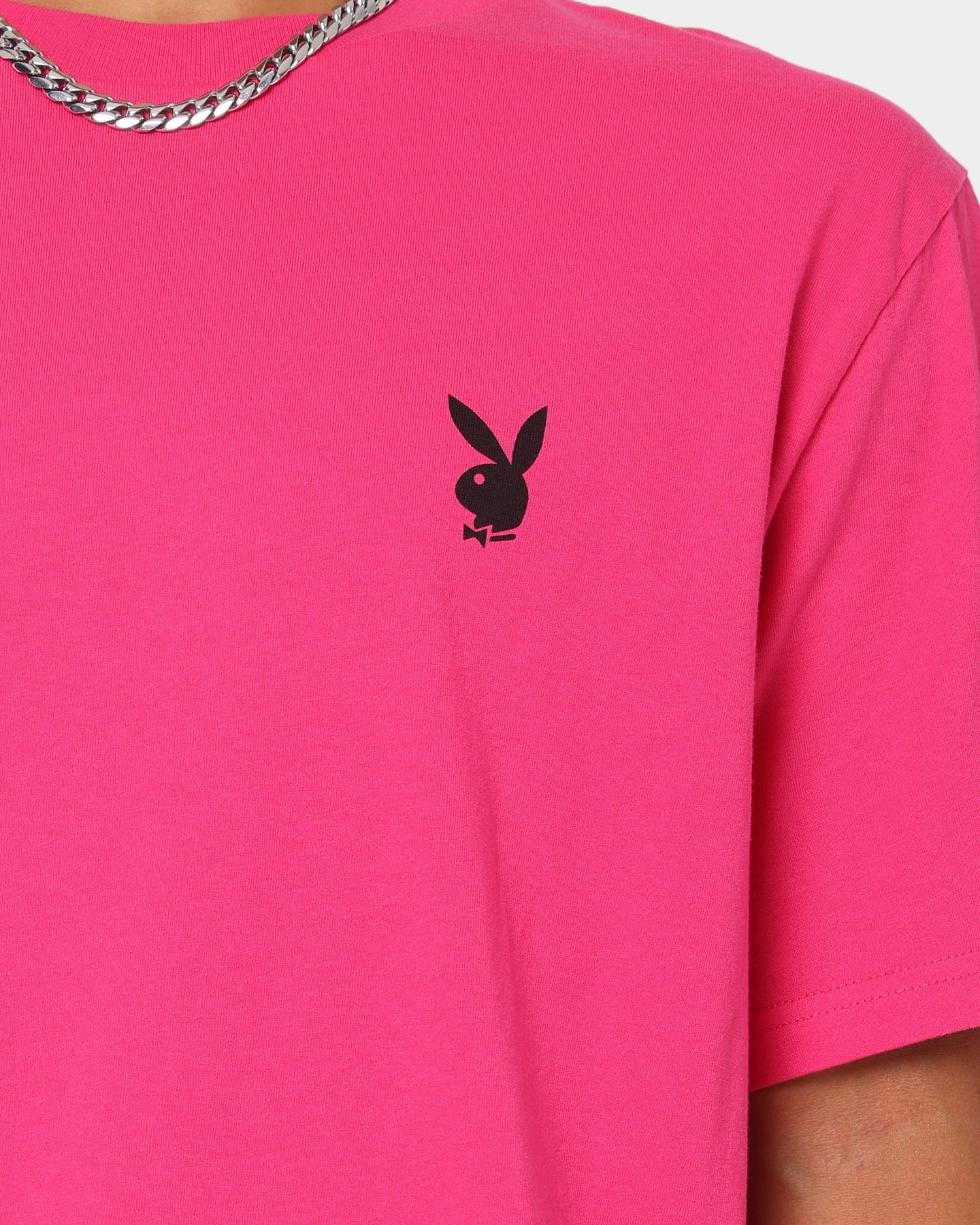 Playboy Stack T-Shirt Hot Pink、mySite、zt4zffjzw