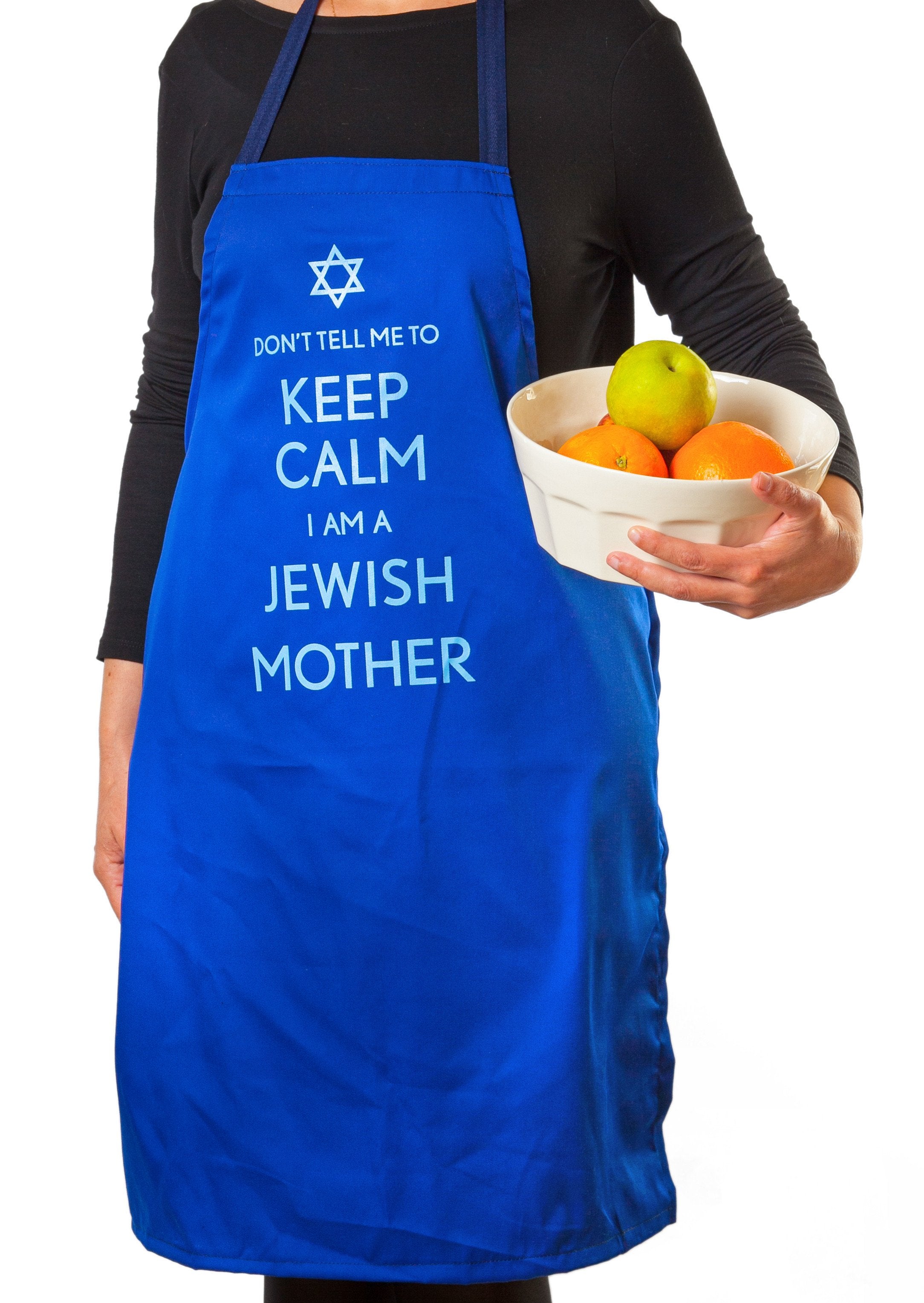 Don't Tell Me to Keep Calm, I'm a Jewish Mother Apron - Blue、mySite、topwebapps