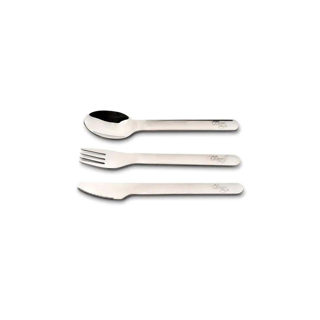  Citron 3 Piece Cutlery Set With Silicone Case - Dusty Blue、mySite、merchandisen
