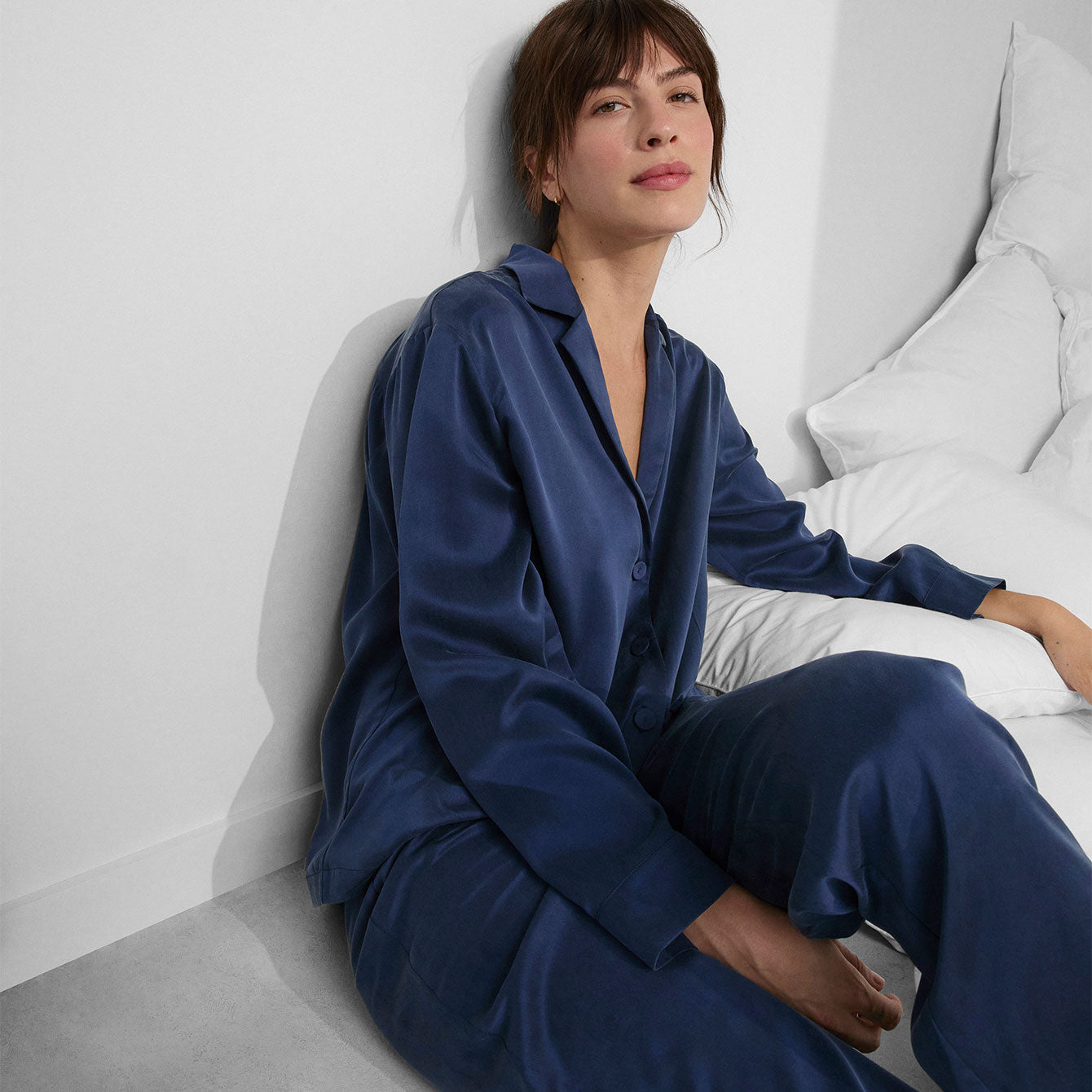 Washable Silk Long Sleeve Pant Set、mySite、bengalsvssteelers