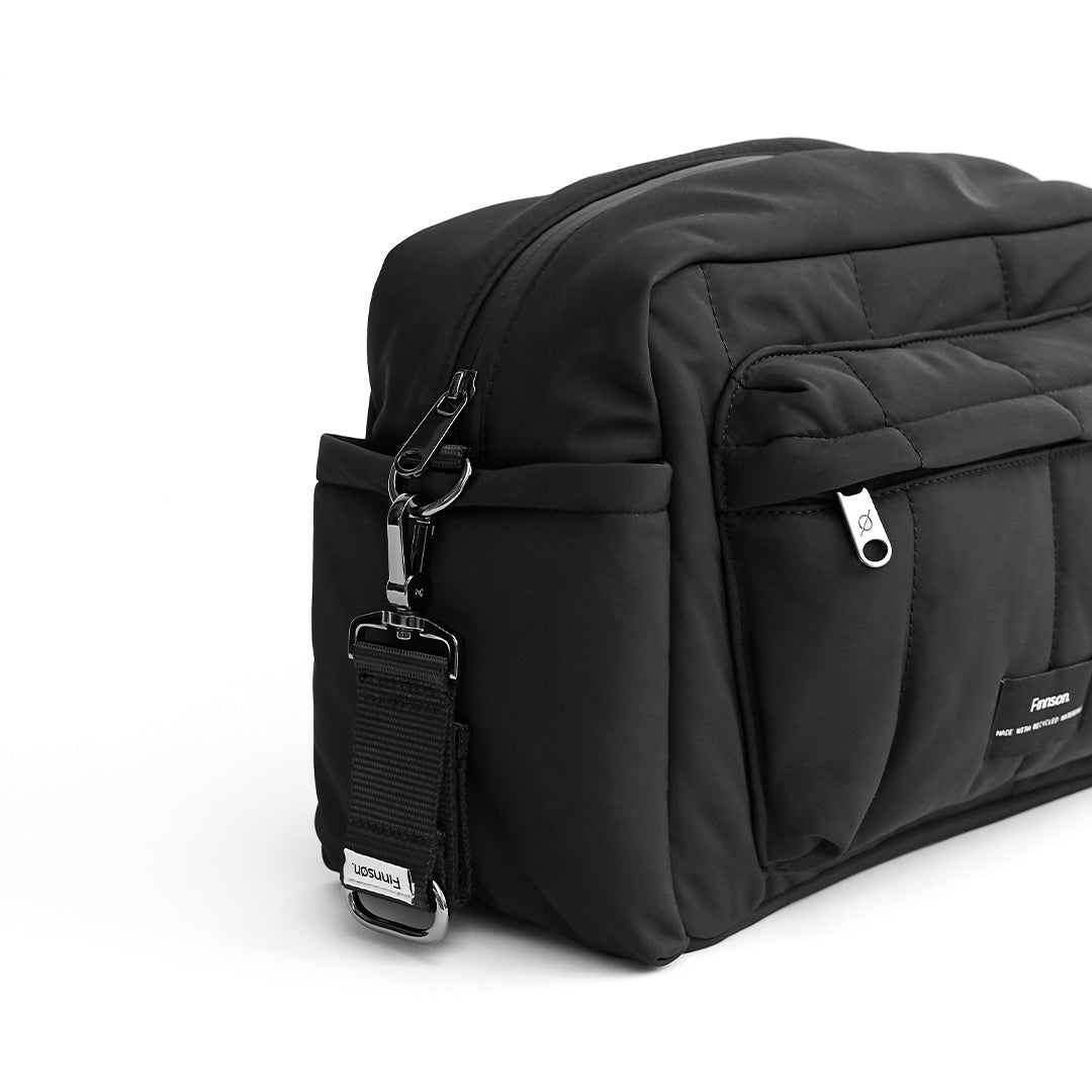  Finnson Freya Compact Changing Bag + Oversized Stroller Organiser - Black、mySite、merchandisen