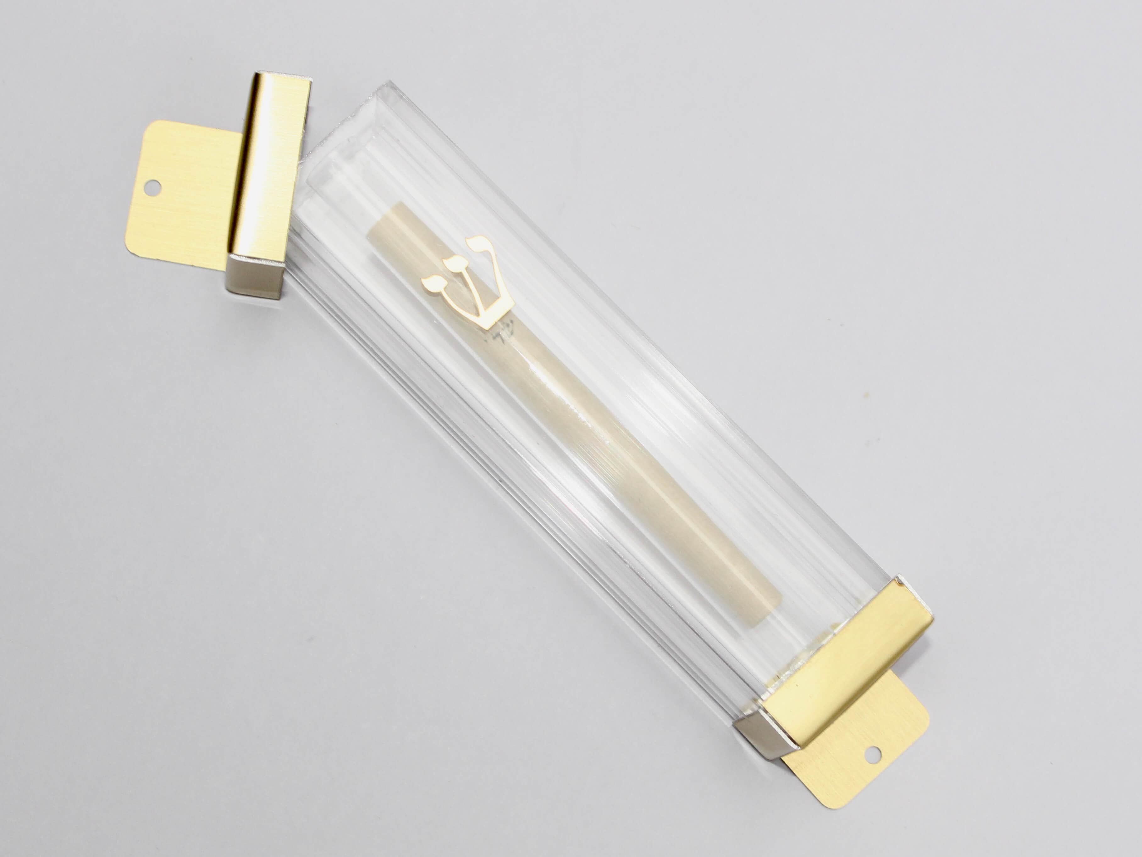 Fill-Your-Own Wedding Shards Mezuzah - Gold、mySite、topwebapps