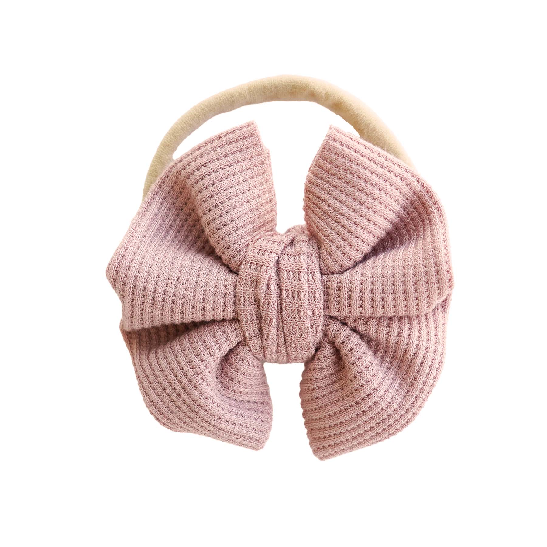  Vintage Rose Bamboo Waffle Bow Headband、mySite、layawaytickets