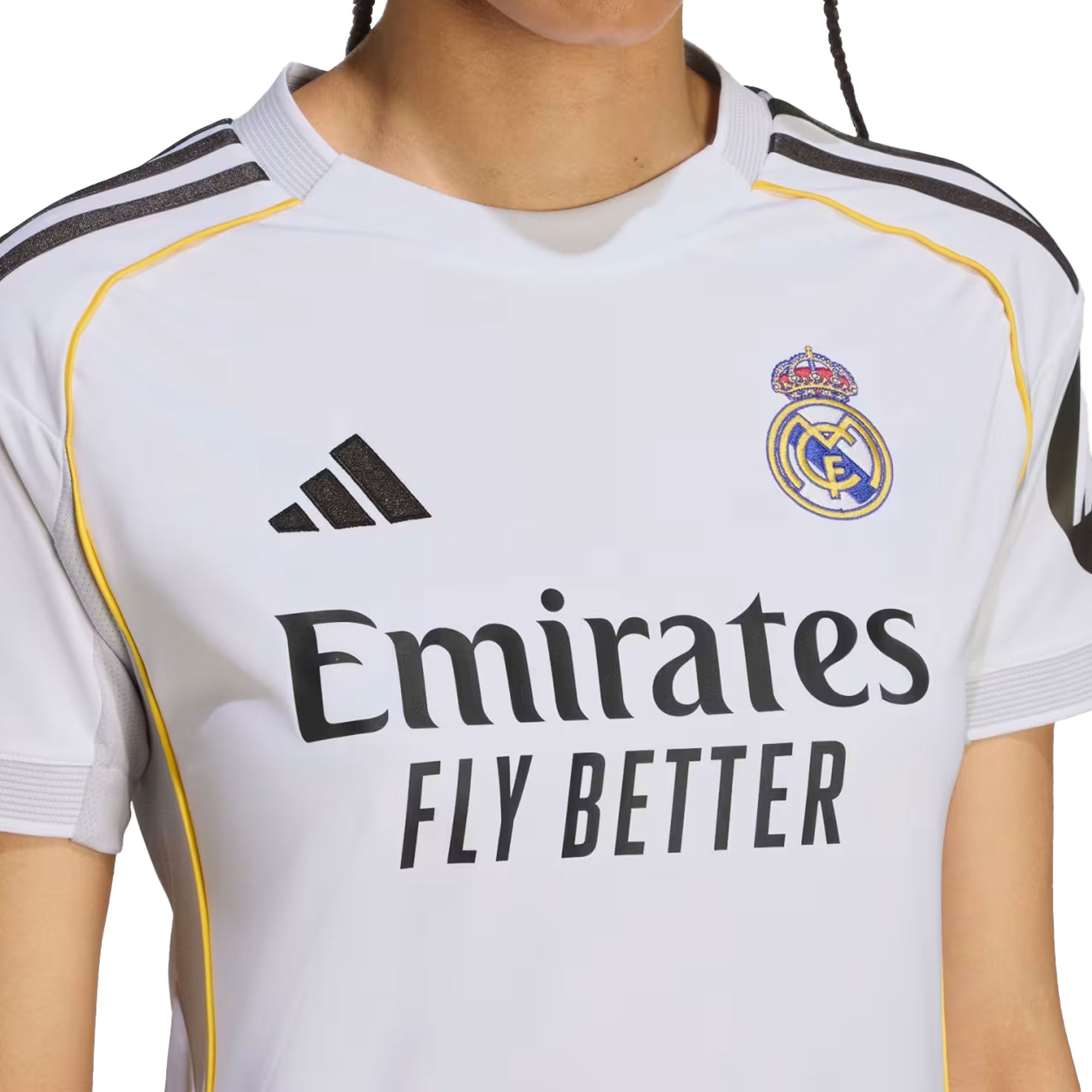 adidas Women's Real Madrid 2025/26 Home Jersey White、mySite、noshort
