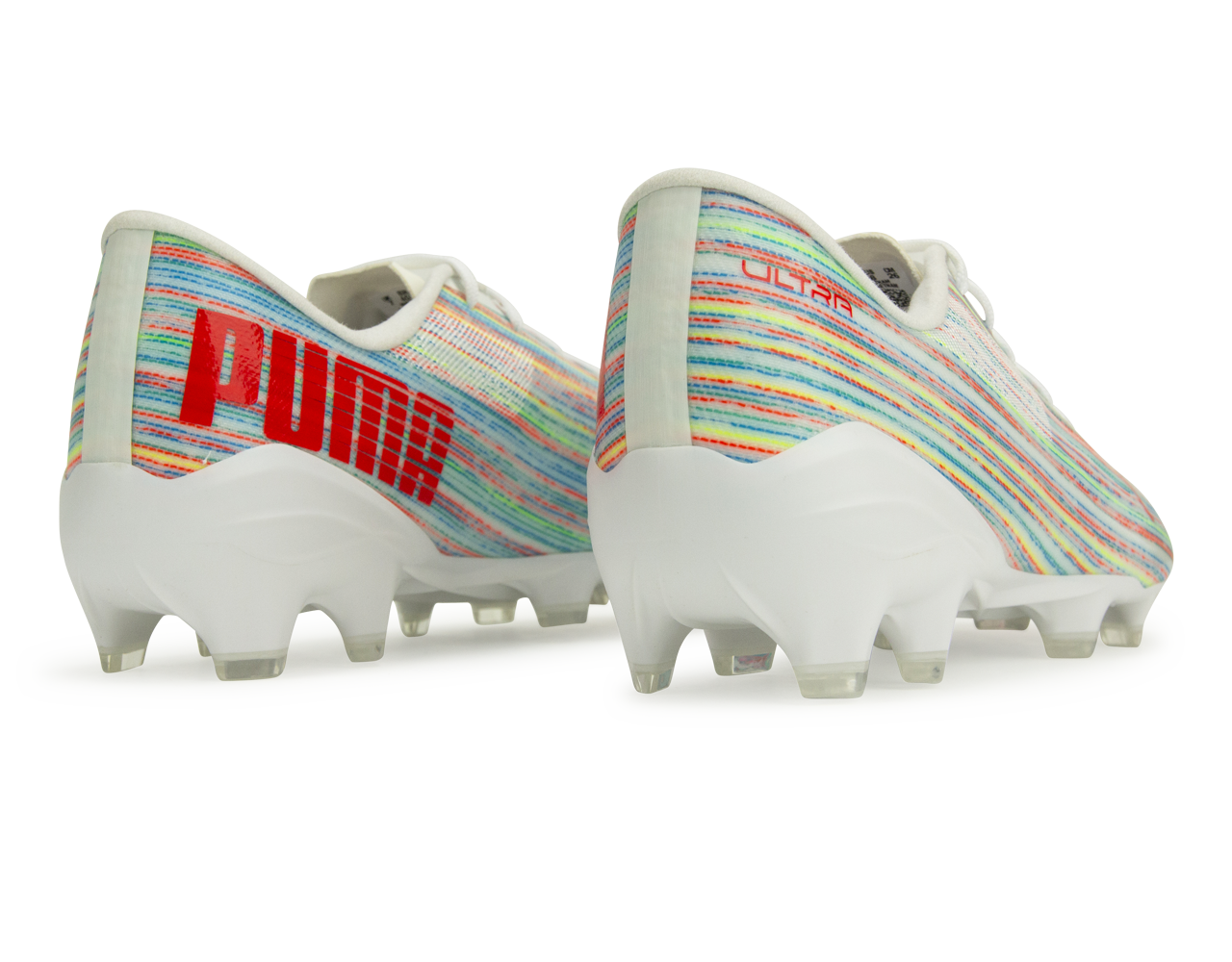 PUMA Men's Ultra 2.2 FG/AG White/Red、mySite、bottomscart