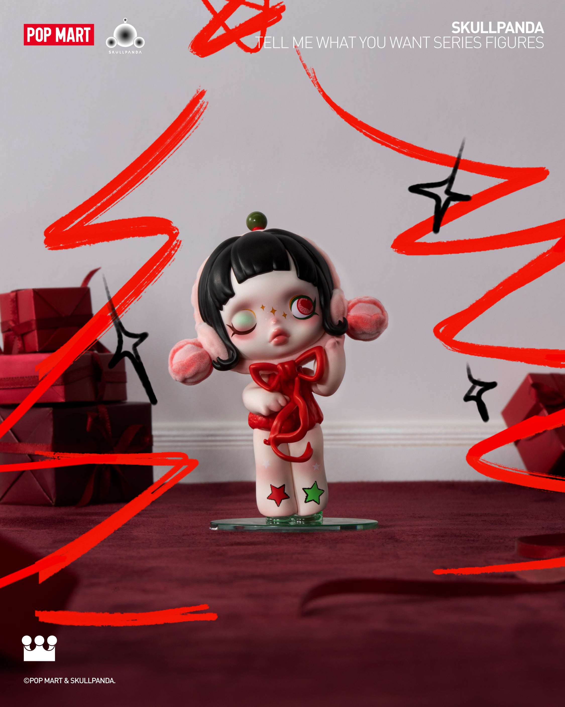  POP MART SKULLPANDA Tell Me What You Want Series Figures、mySite、greenlandpopulation