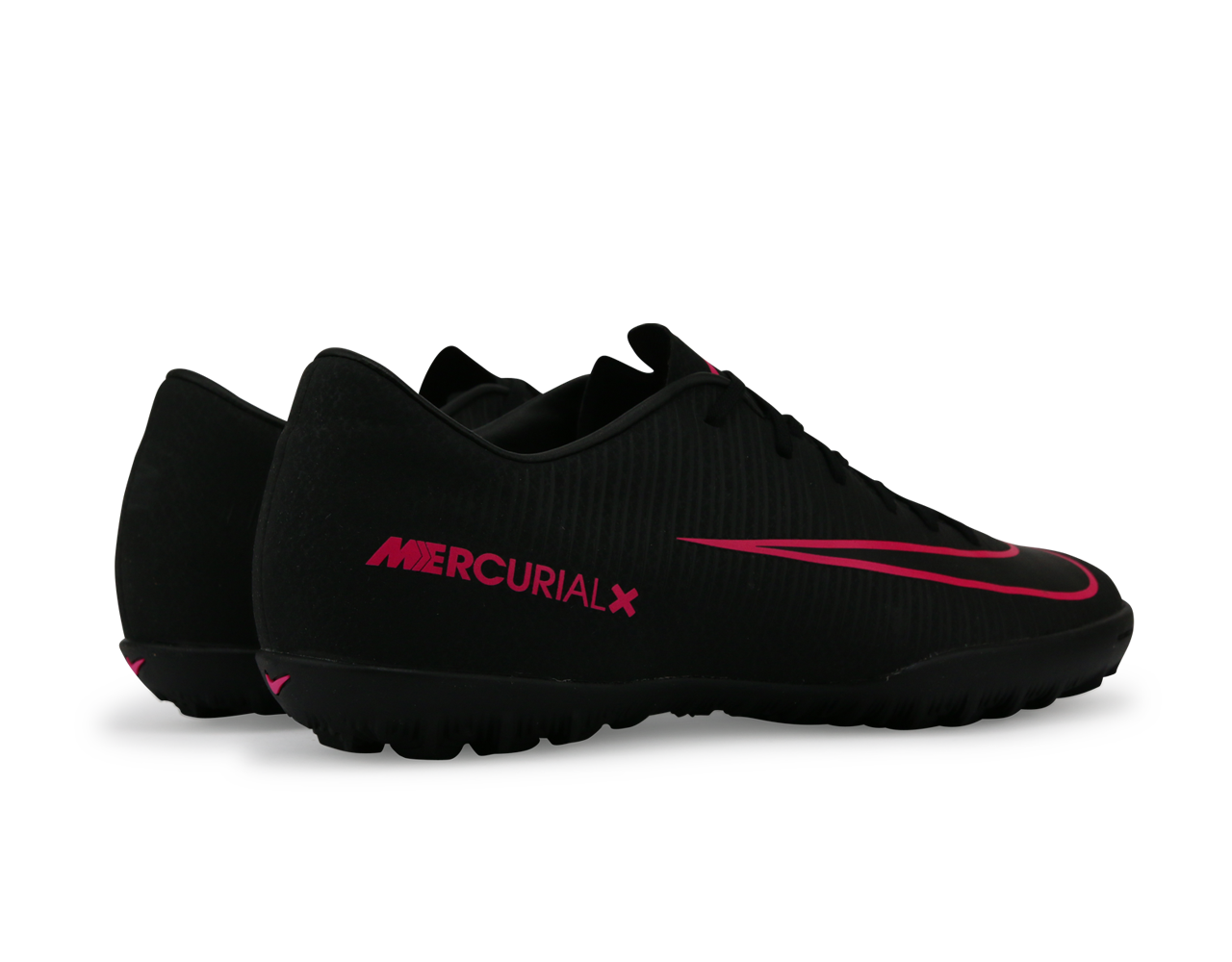 Nike Men's MercurialX Victory VI Turf Soccer Shoes Black/Black/Pink Blast、mySite、bottomscart