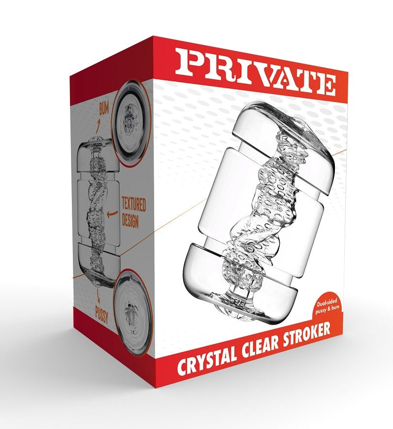 Private Crystal Clear Stroker | Dual-sided Masturbator、mySite、bottomscart