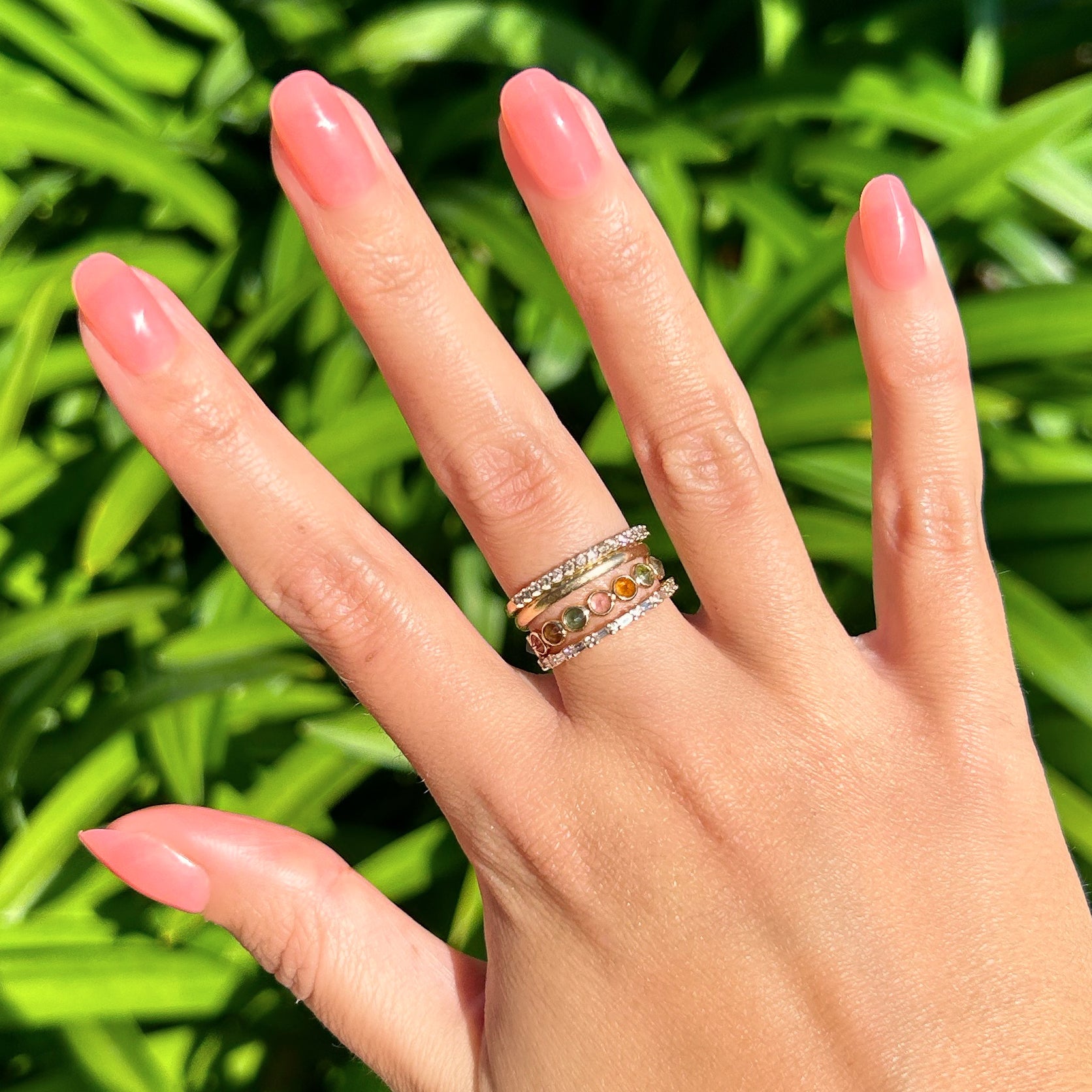 Pink Jelly - Press-On | Short | Round、mySite、solidvoid