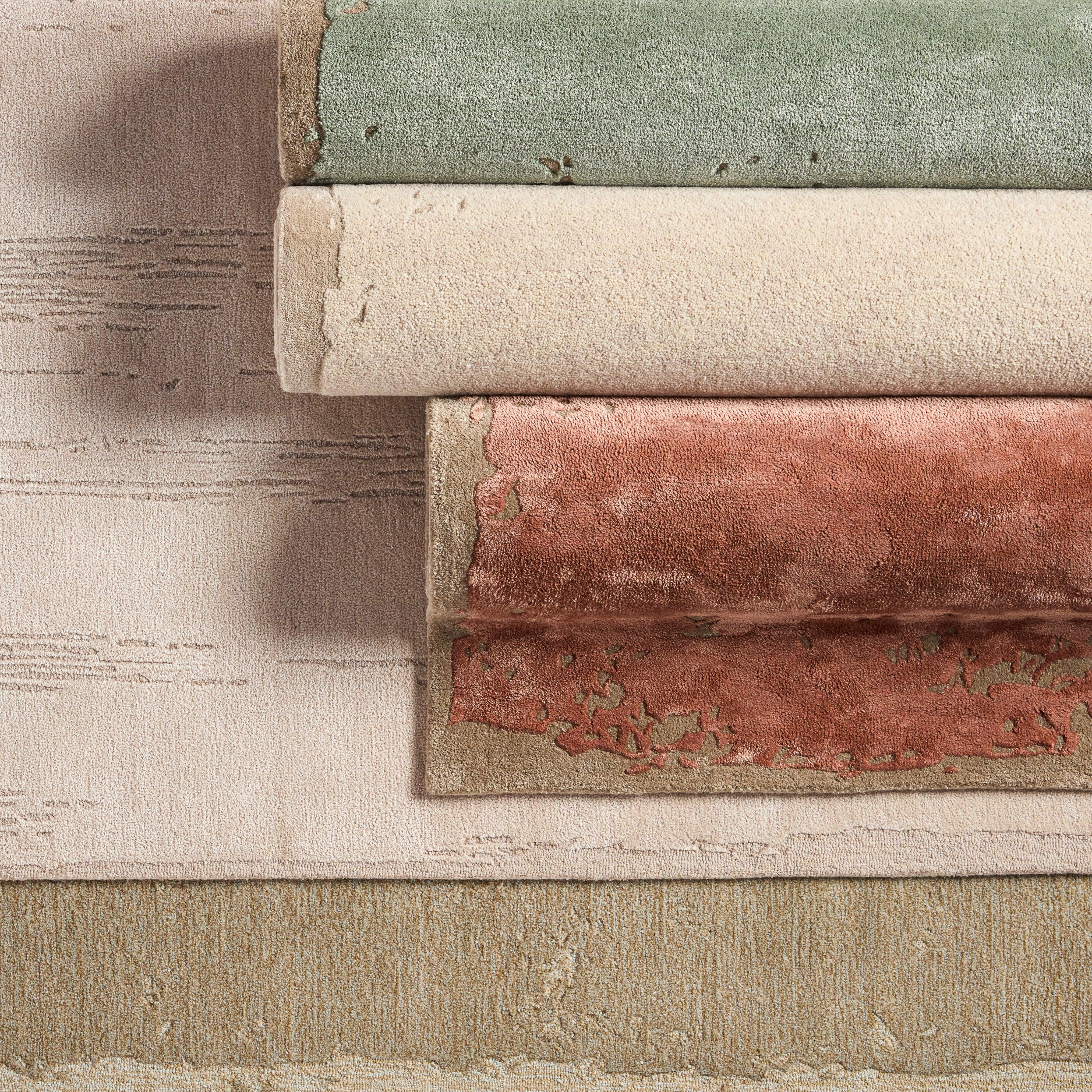 Avenue Handmade Abstract Terracotta Taupe Area Rug、mySite、gigharbornorthrealestate