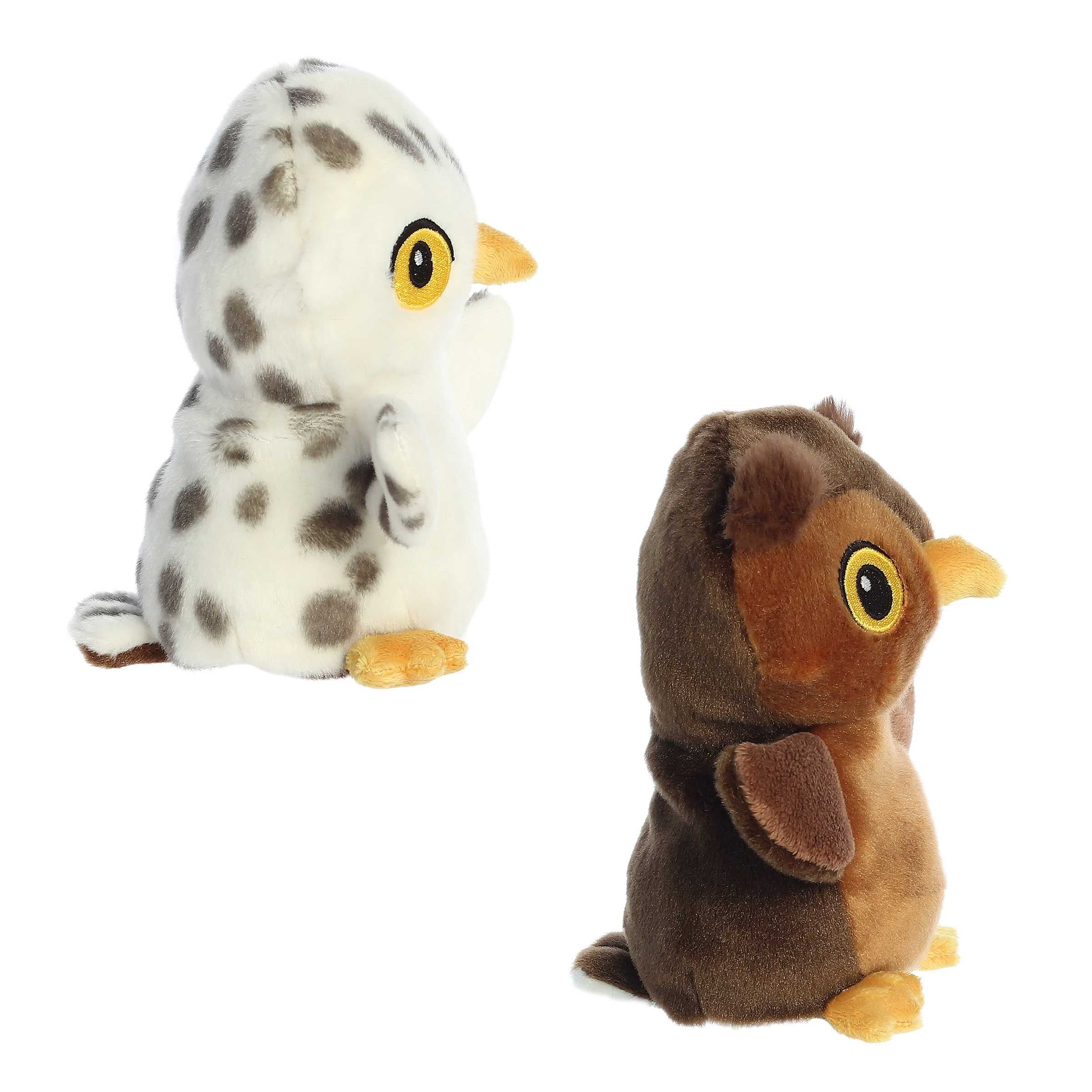 Aurora® - Eco Nation™ - Reversible Eco Pairs - 6.5 Snowy Owl and Barn Owl、mySite、g9winljtr