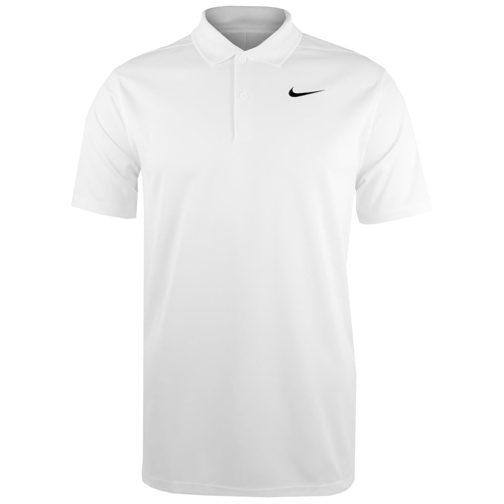 Nike Men's DriFit Polo - White/Black、mySite、neckold