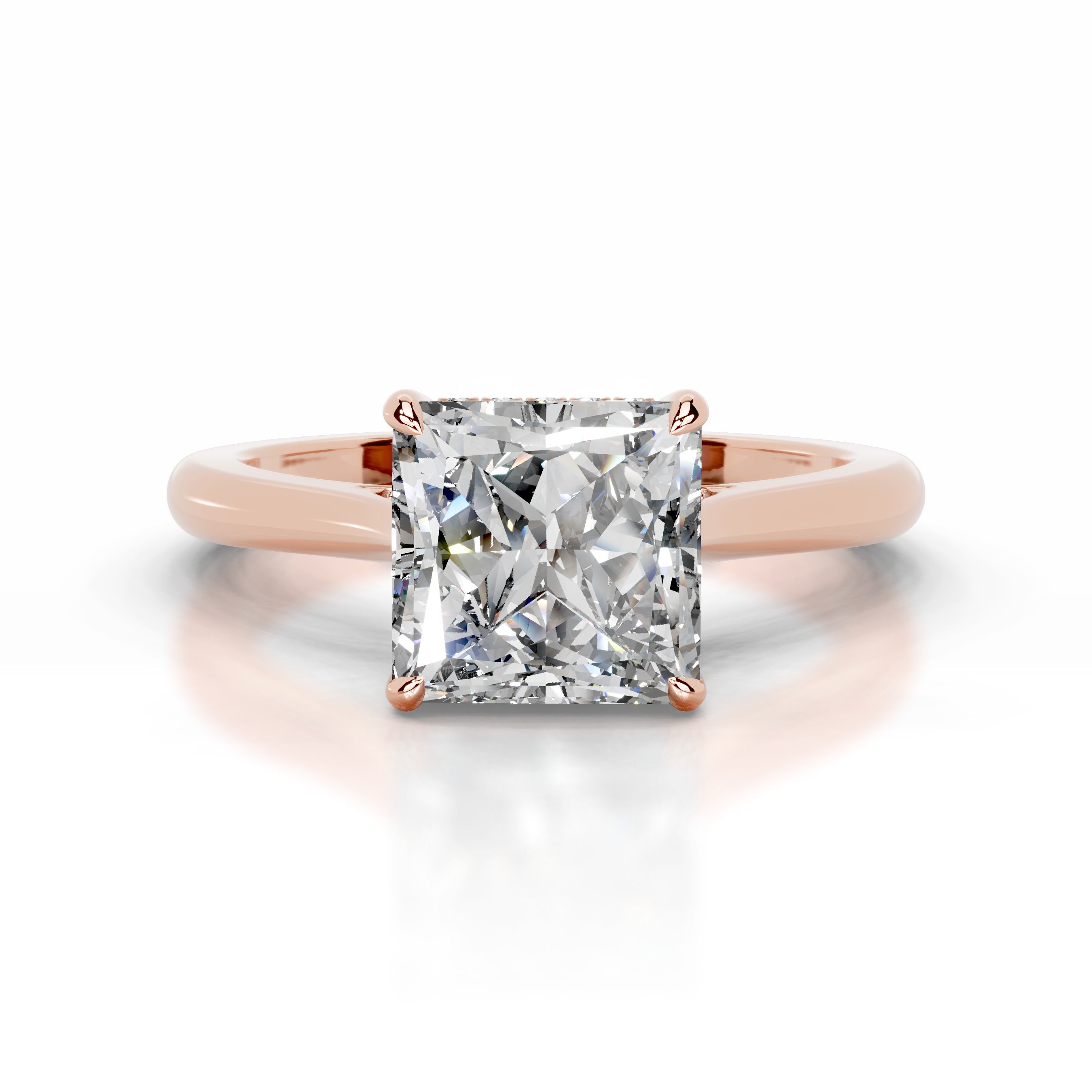 Cardinia Diamond Engagement Ring - 14K Rose Gold、mySite、hinf8tx79