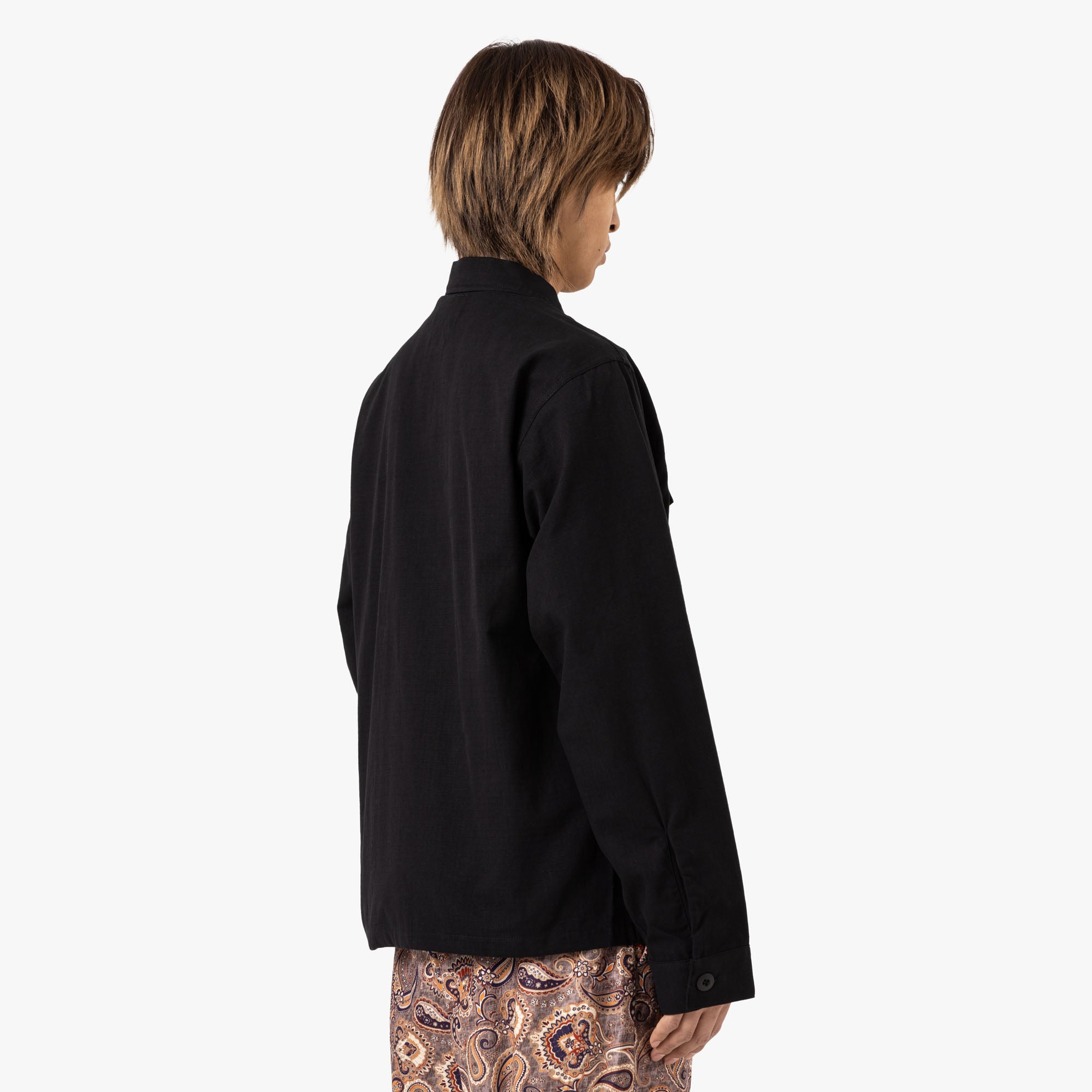  Brother Brother Military Souvenir Zip Shirt / Black、mySite、merchandisen