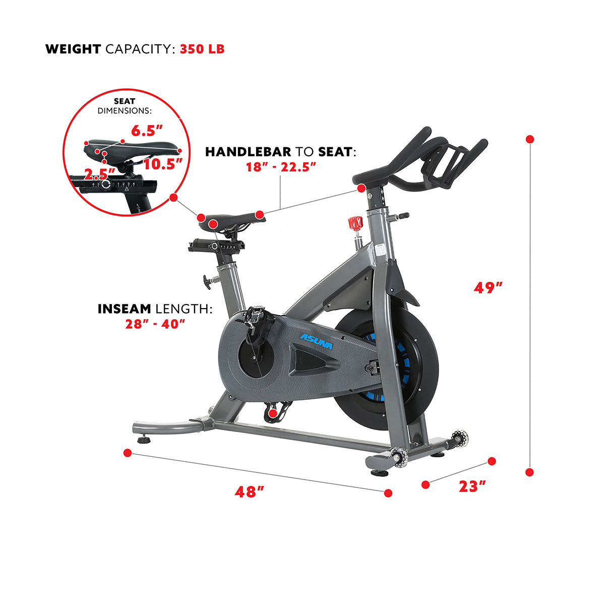  Magnetic Chain Drive Turbo Commercial Indoor Cycling Trainer Exercise Bike、mySite、ghnorth