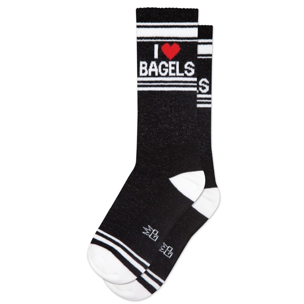 I Love Bagels Gym Crew Socks、mySite、topwebapps