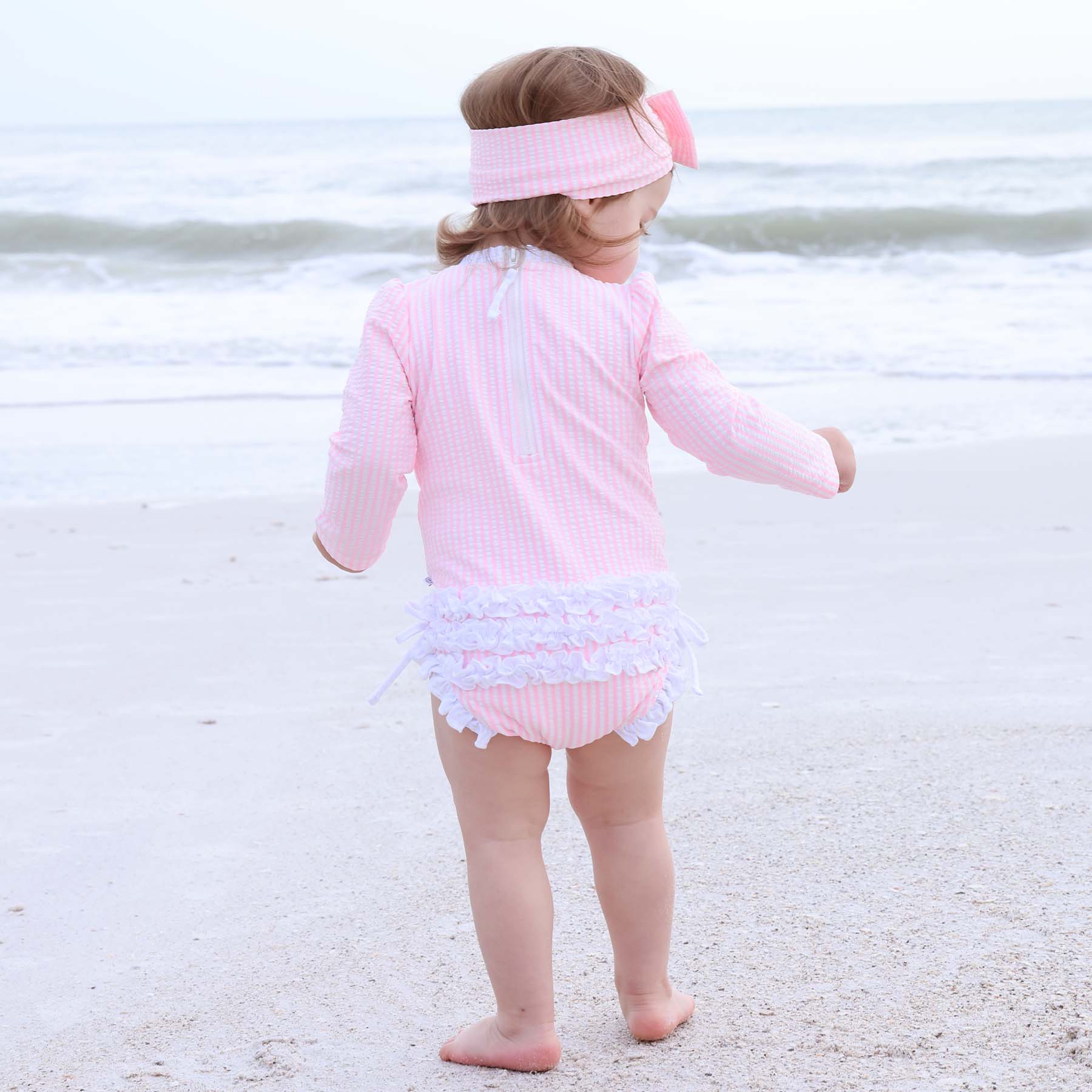  Long Sleeve Rash Guard With Ruffle Bottom | All Prints、mySite、layawaytickets