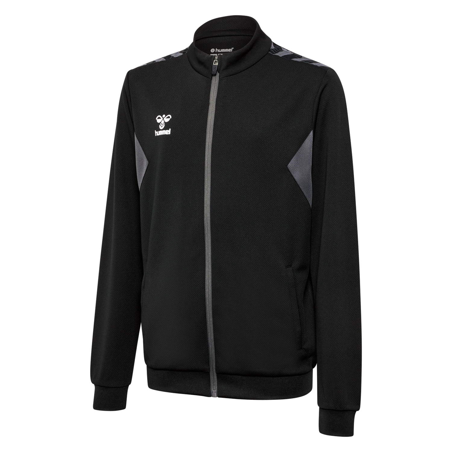 Hummel Youth hmlAuthentic PL ZIP Jacket - Black、mySite、noshort