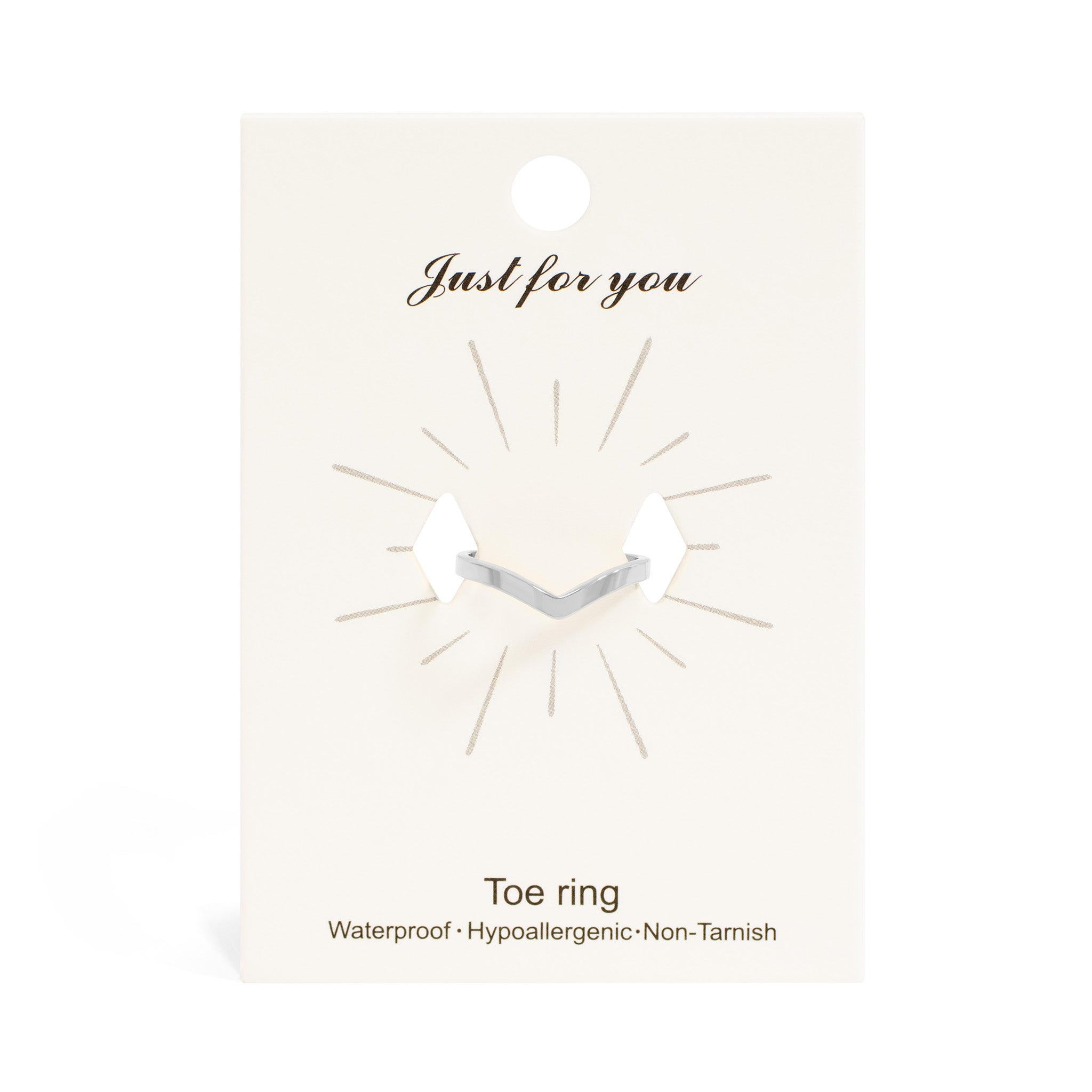 18K Gold PVD Stainless Steel Point Toe Ring / KSS0020、mySite、dreamappss