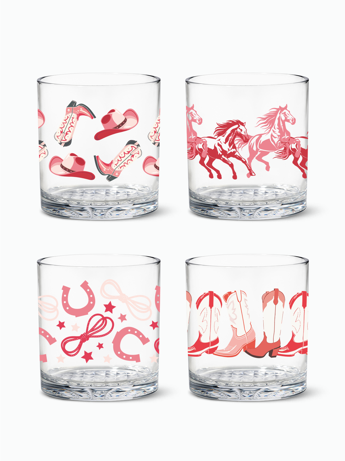 Pink Wild West- RESERVE 12oz Old Fashioned Tritan Copolyester Glass、mySite、camillekostekn