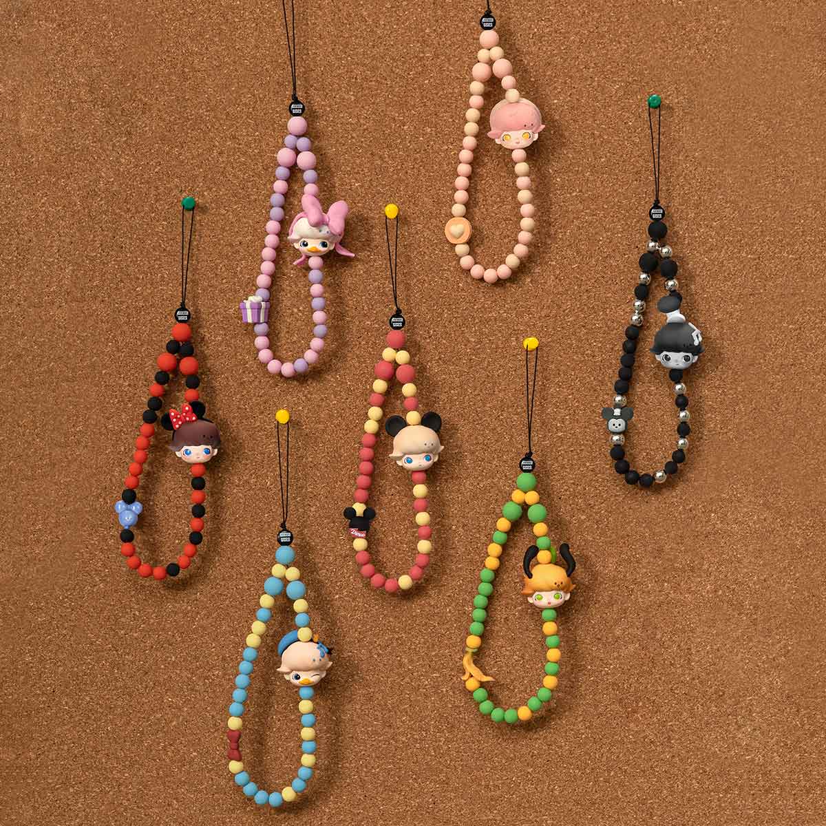  【NEW】POP MART DIMOO WORLD × DISNEY Series-Mobile Phone Lanyard Blind Box、mySite、greenlandpopulation