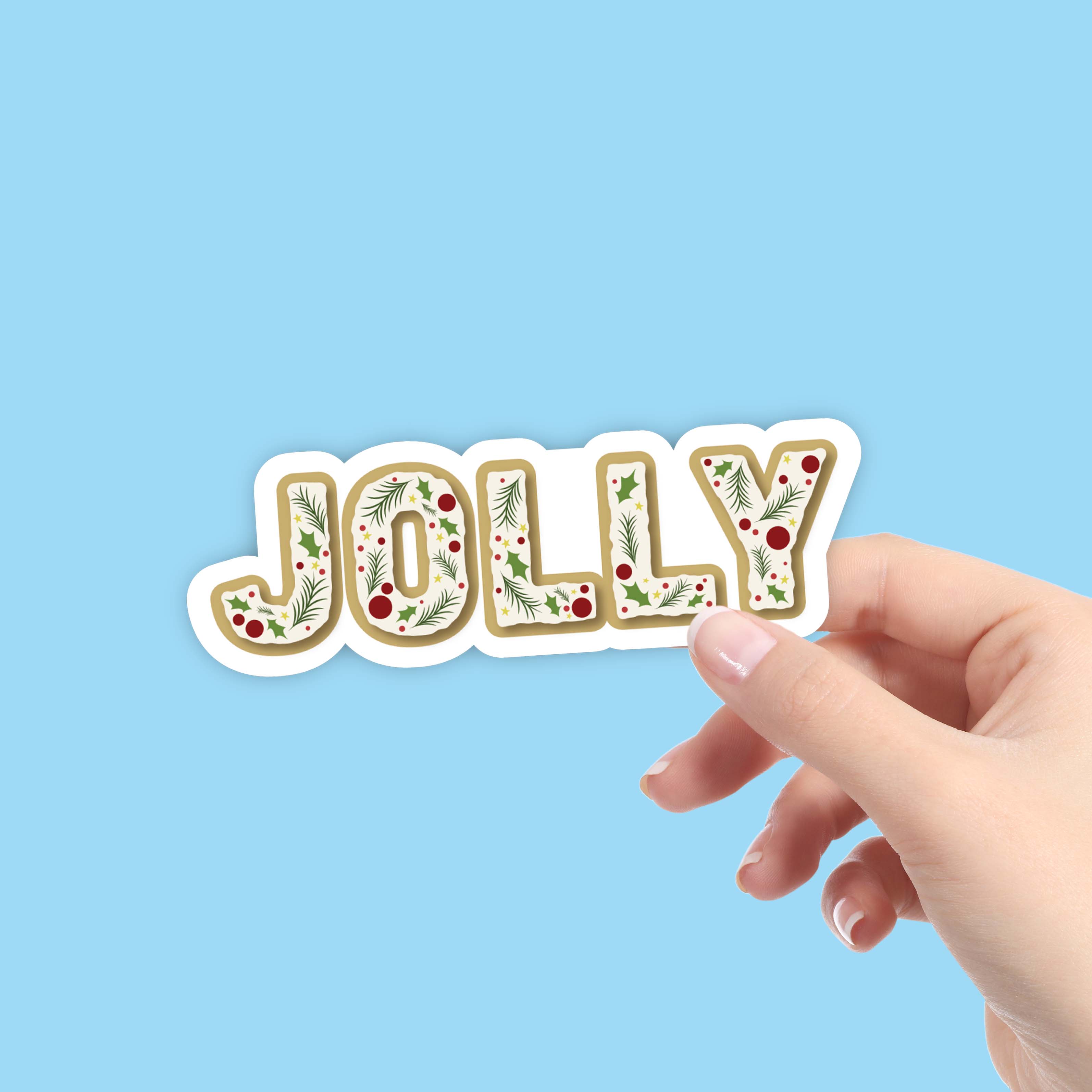  Jolly Frosted Cookies - Holiday Sticker、mySite、ghnorth