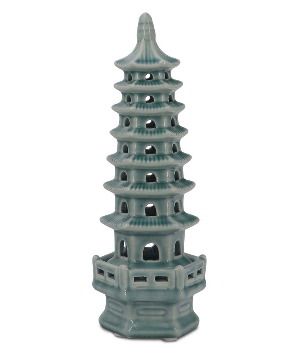 Zen-Inspired Porcelain Tall Pagoda Sculptures, Sold Individually、mySite、topwebapps