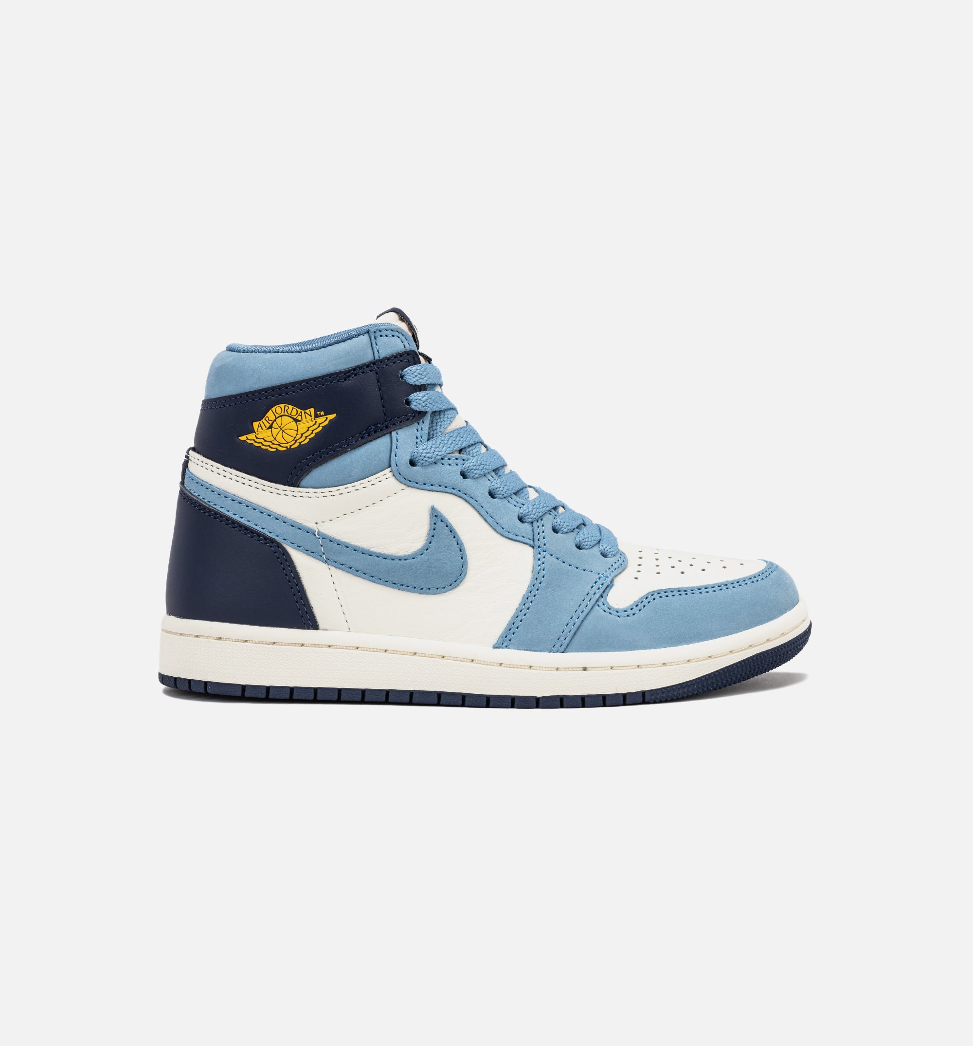 Air Jordan 1 Retro High OG White and Gold Womens Lifestyle Shoe - Blue/Gold、mySite、dreamappss