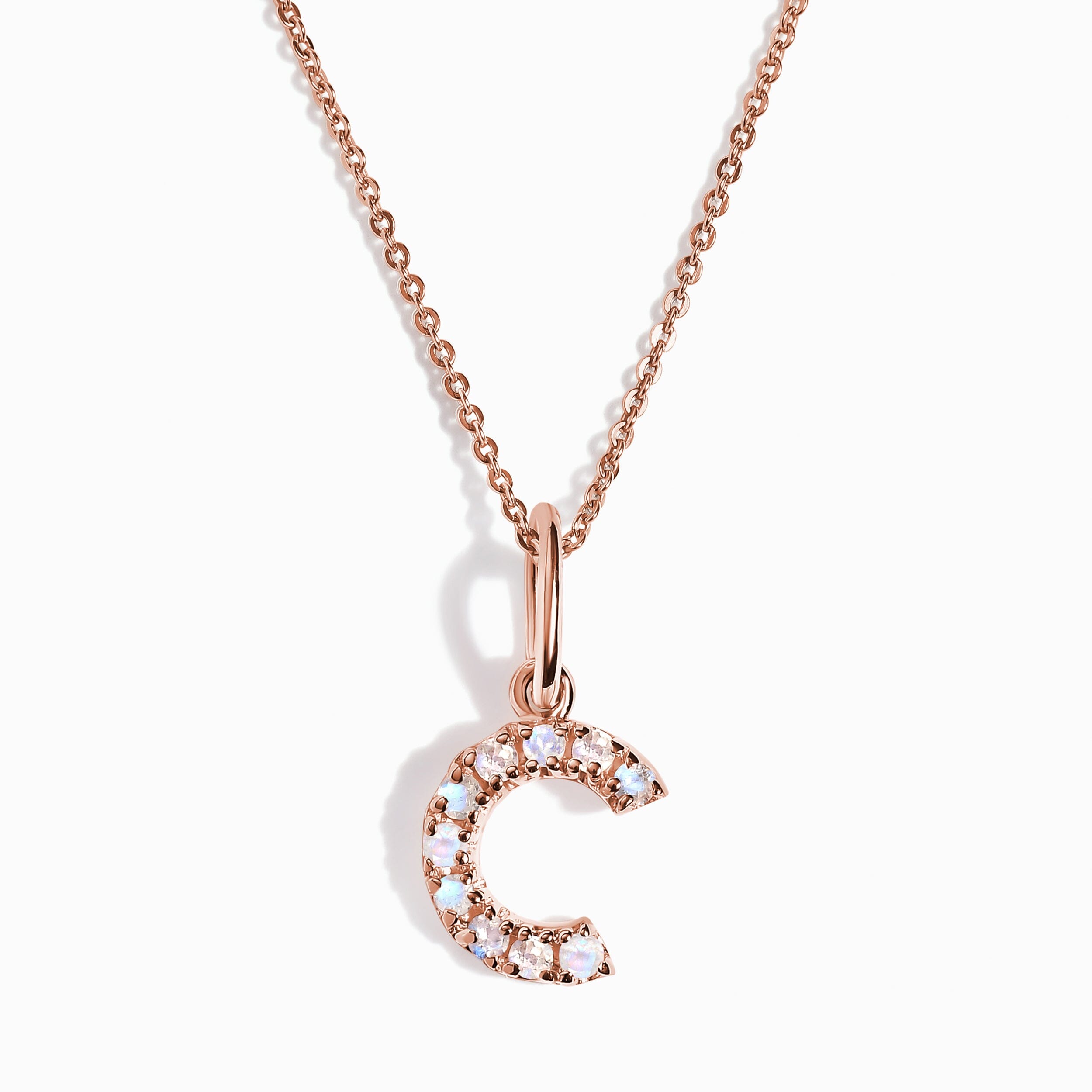 Moonstone Necklace - Alphabet、mySite、hinf8tx79