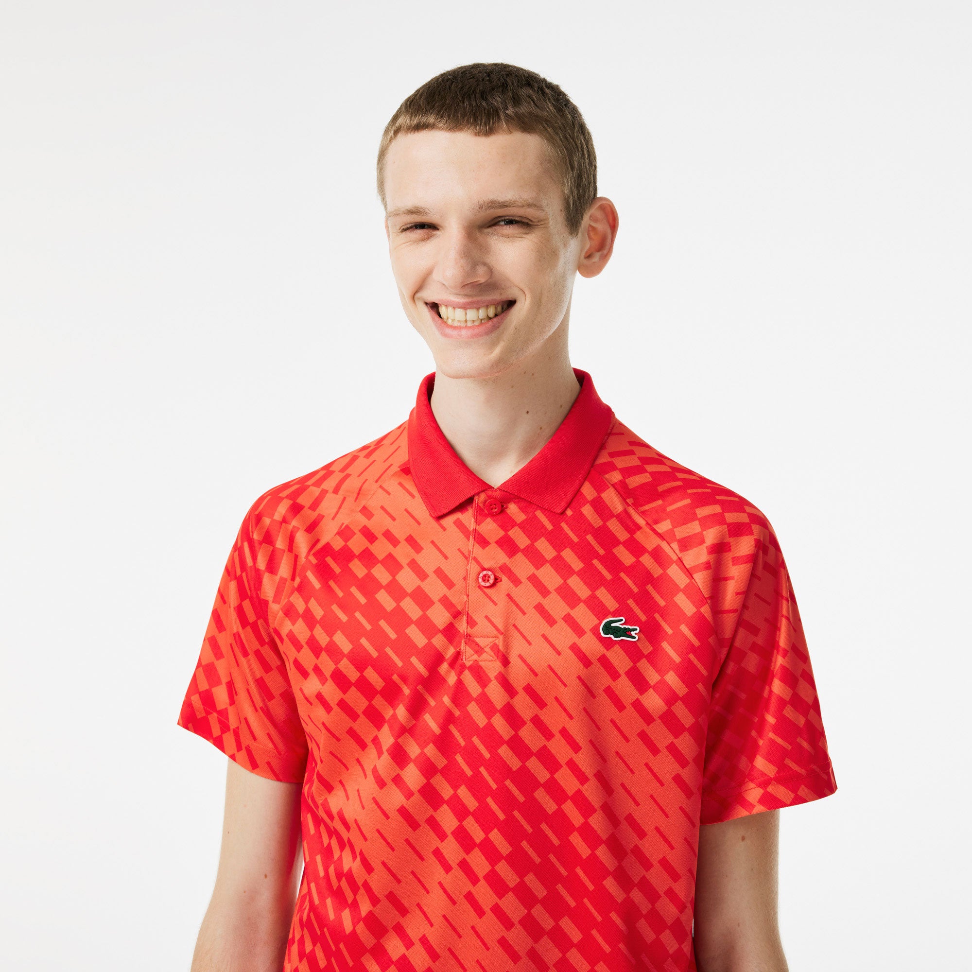 Lacoste x Novak Djokovic Ultra Dry Men's Pique Tennis Polo